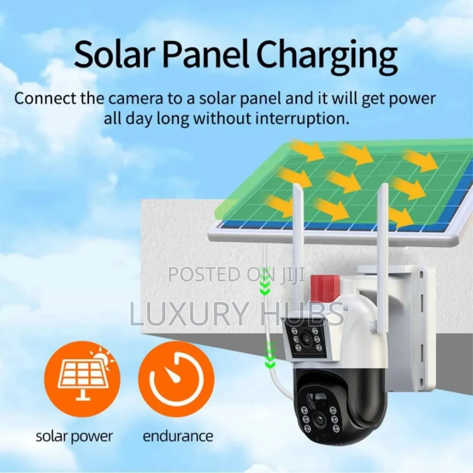 4mp Dual Lens Solar Powered CCTV