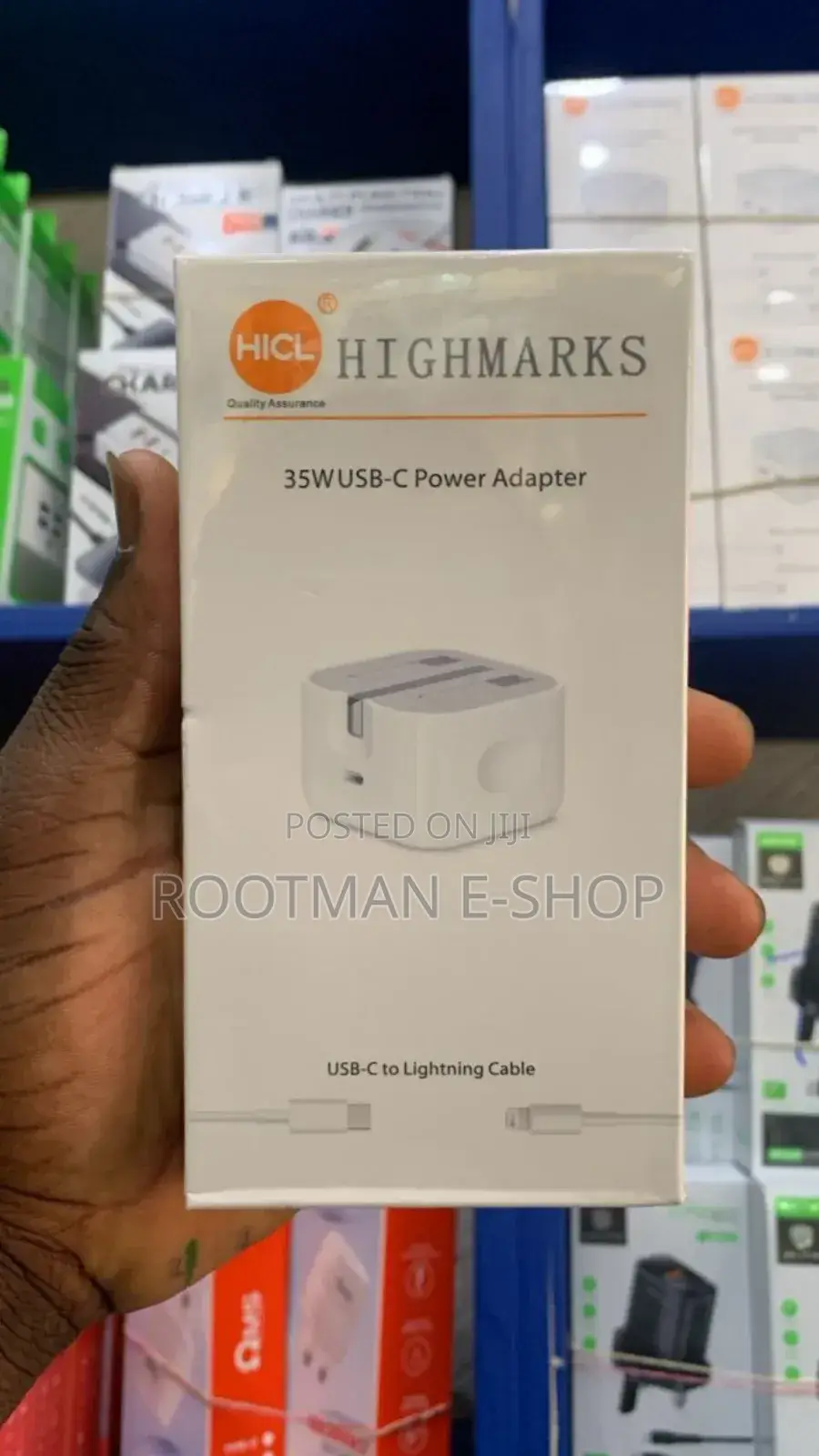 Highmark Complete 35w Power Adapter and Usb to Lightning Cable