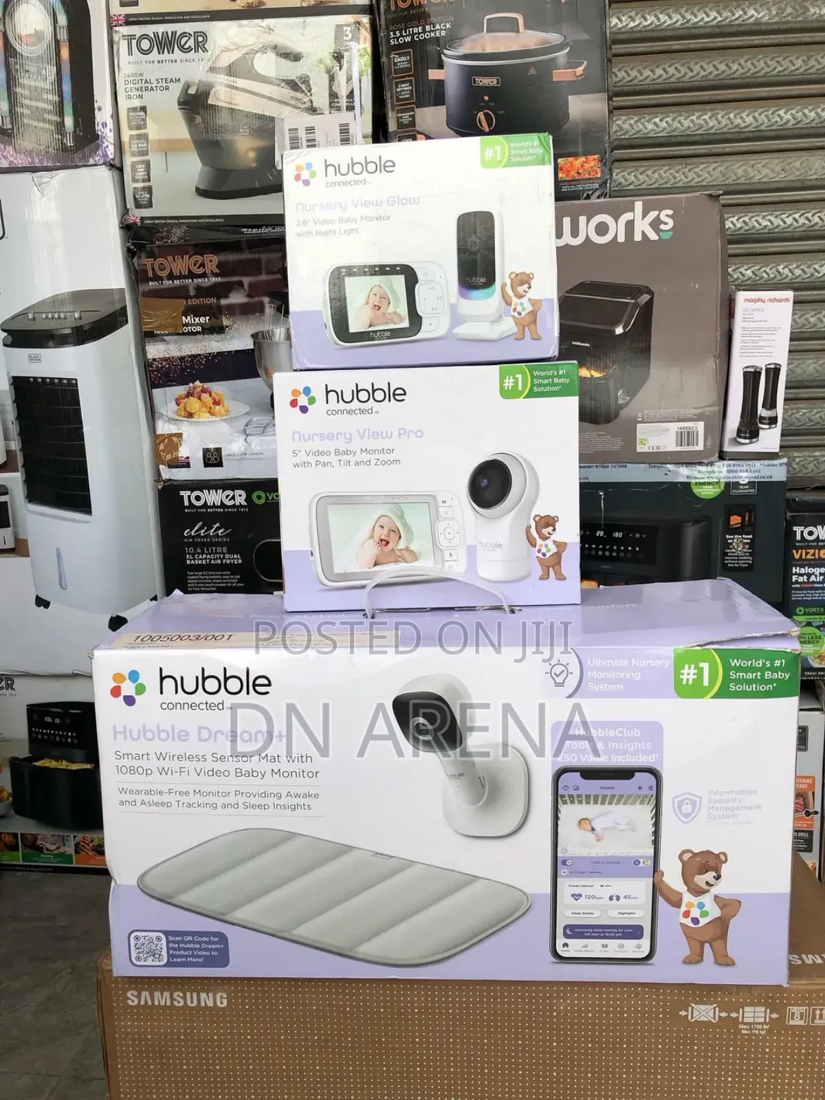 Hubble Smart Wireless Sensor Mat With 1080p Wi-Fi Video Baby Monitor