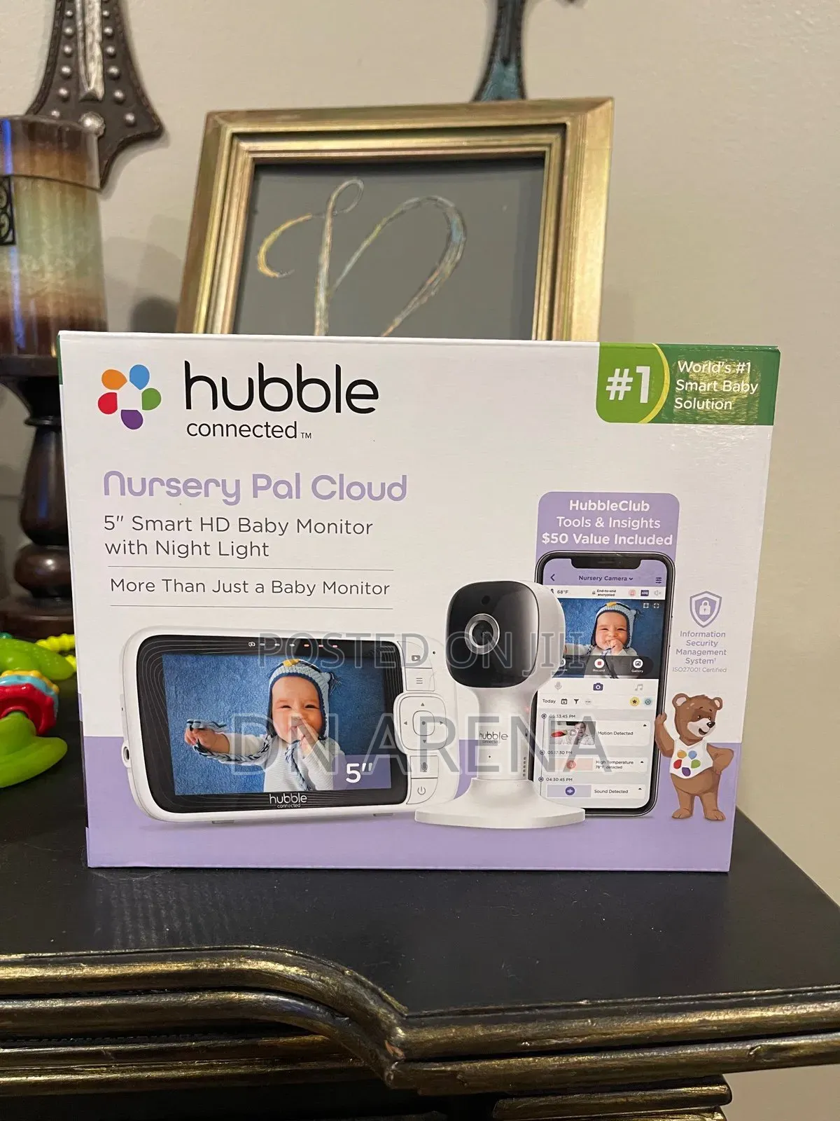 Hubble Smart Wireless Sensor Mat With 1080p Wi-Fi Video Baby Monitor