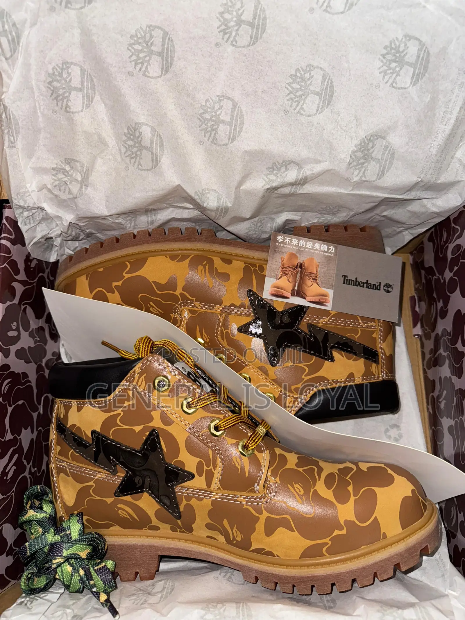 Timberland X Bape Chukka Boots