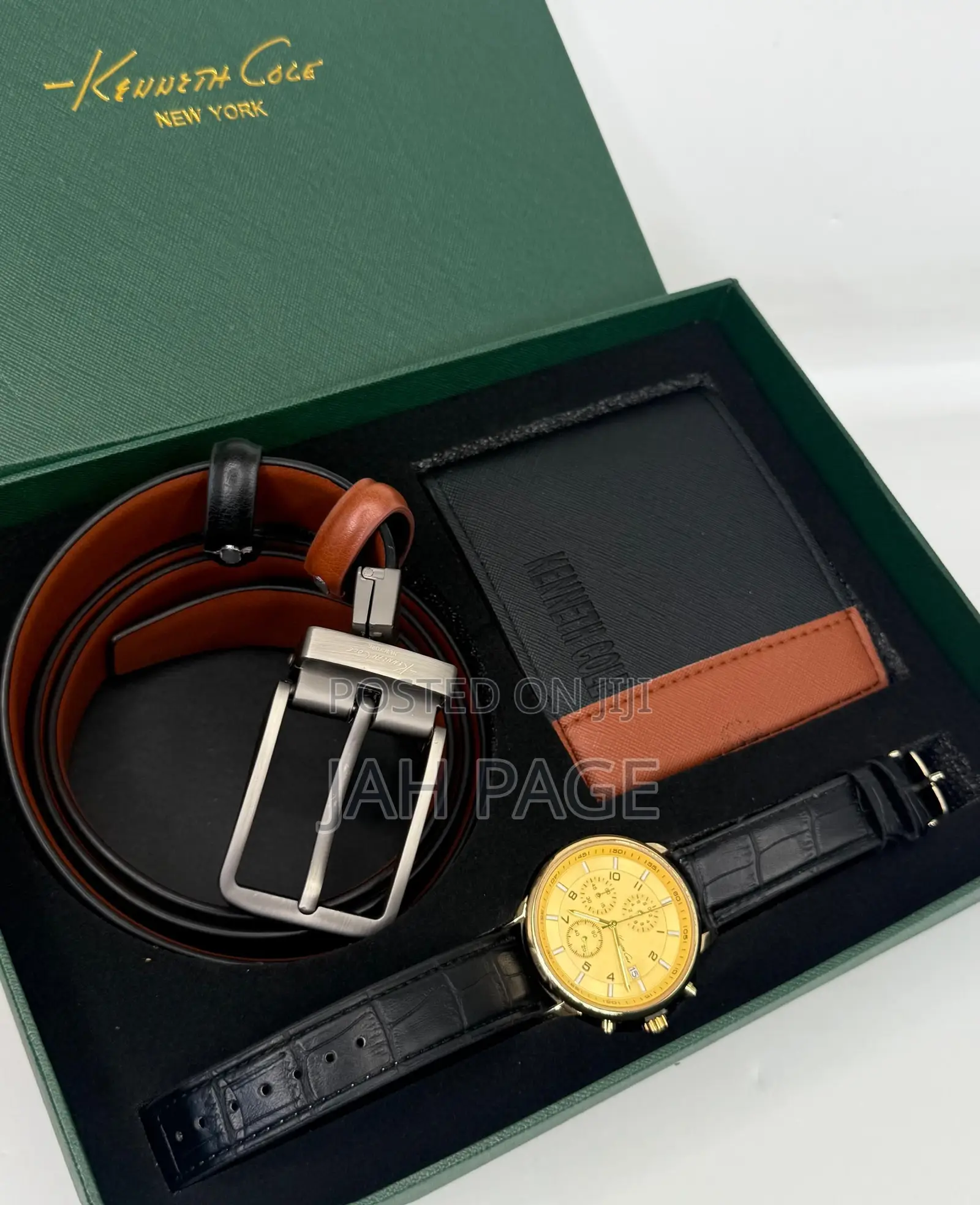 Belt,Watch Wallet Combo