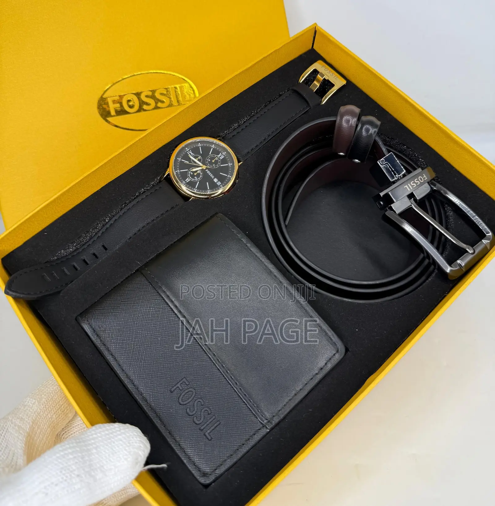 Belt,Watch Wallet Combo