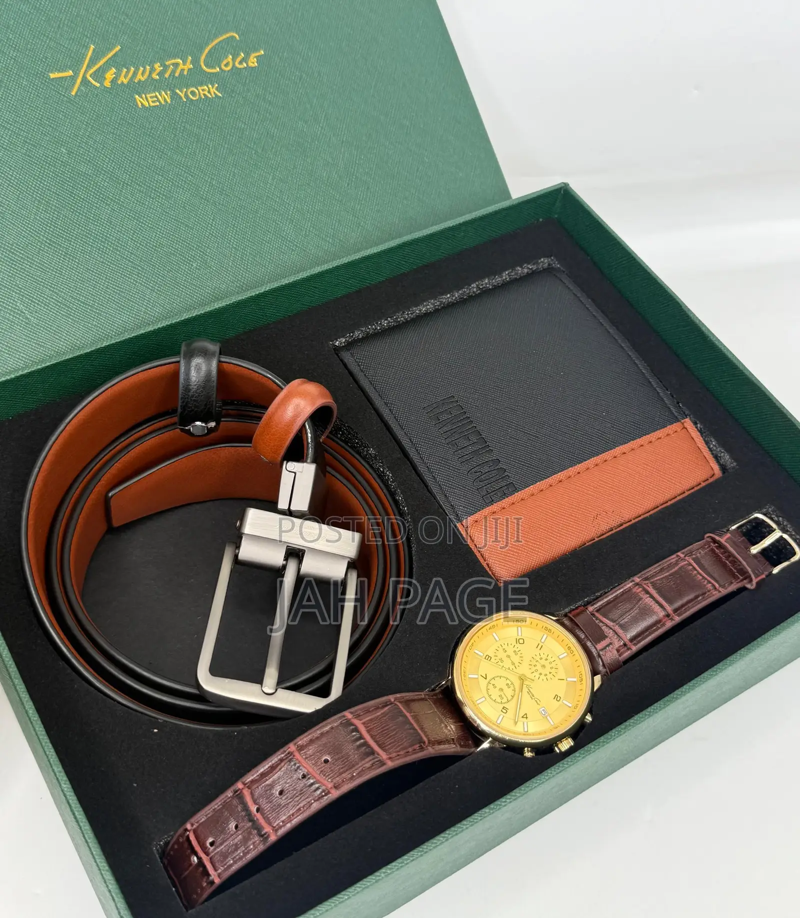 Belt,Watch Wallet Combo
