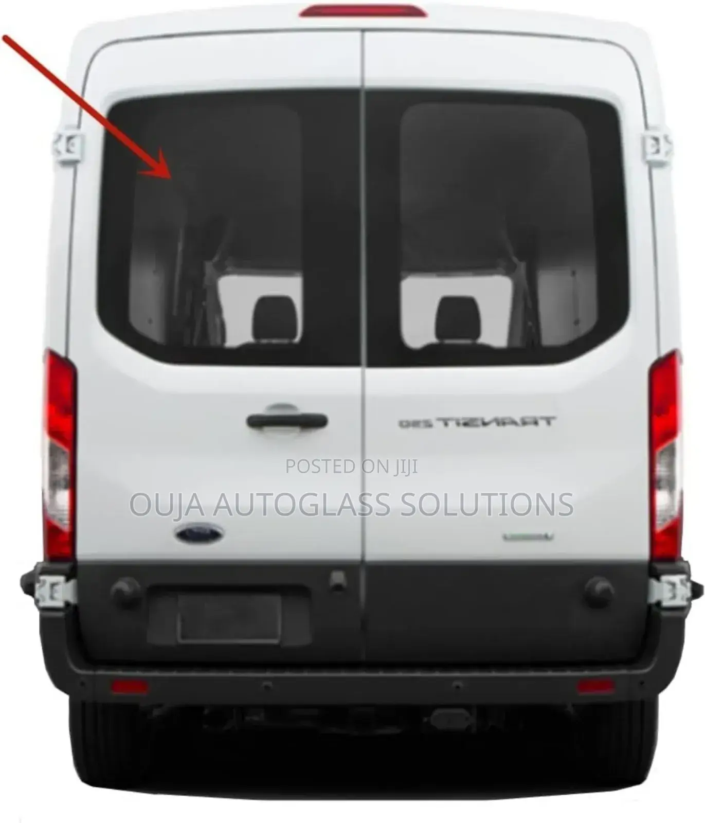 2015-2025 Ford Transit Mid/High Roof Heated Rear Left Glass Back Glass