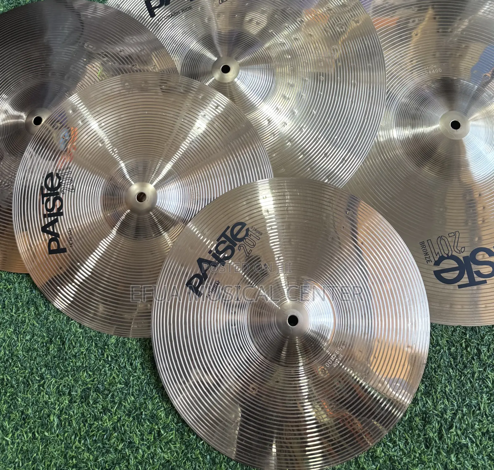 Paiste 4set Cymbals 20”18”16”14” Hihat Ride,Splash