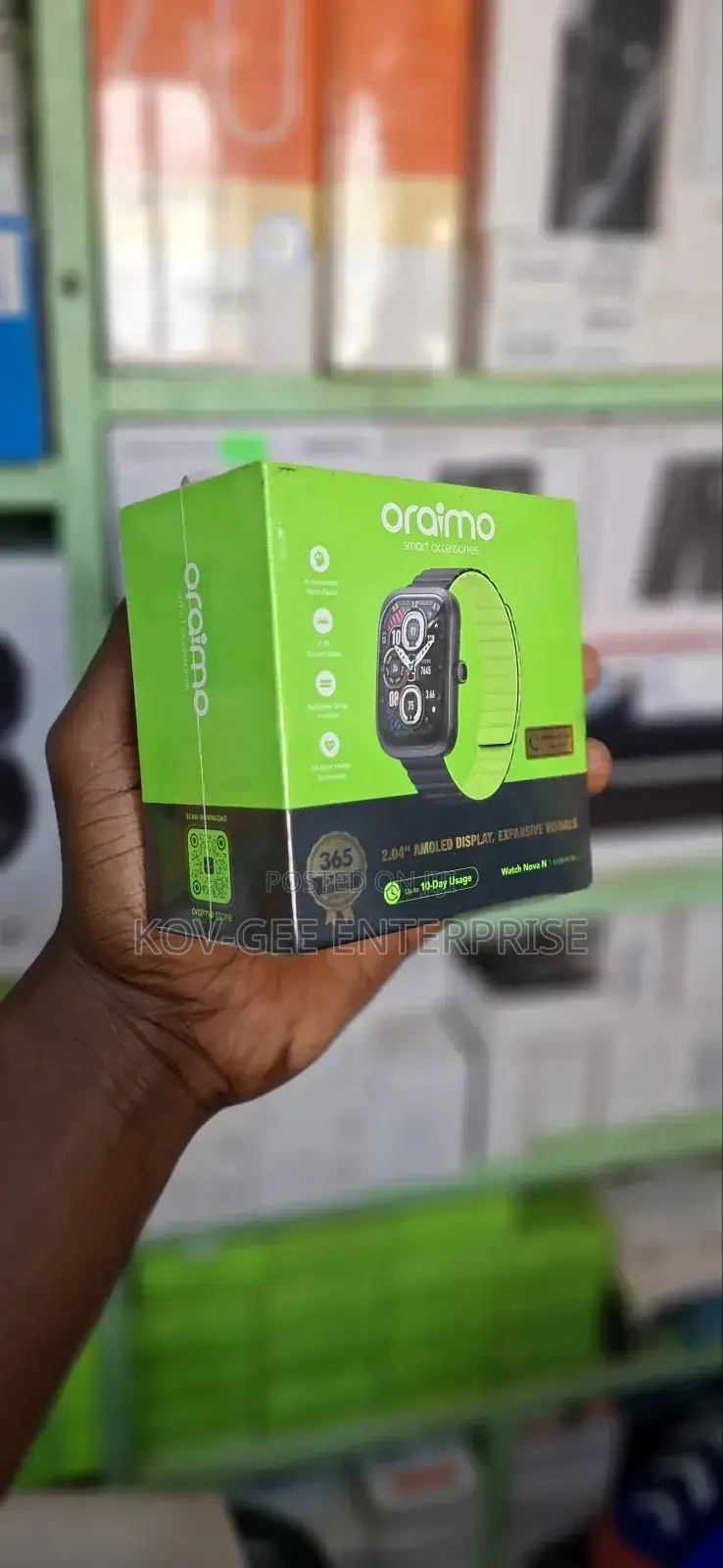 Oraimo 2.04" Amoled Display Watch Nova N