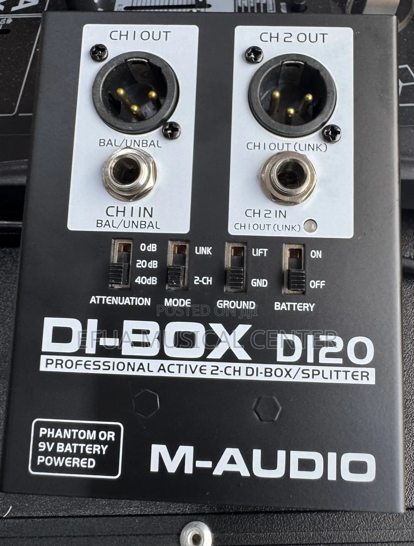 M-Audio Di Box Active/2channel (Two in -Two Out)