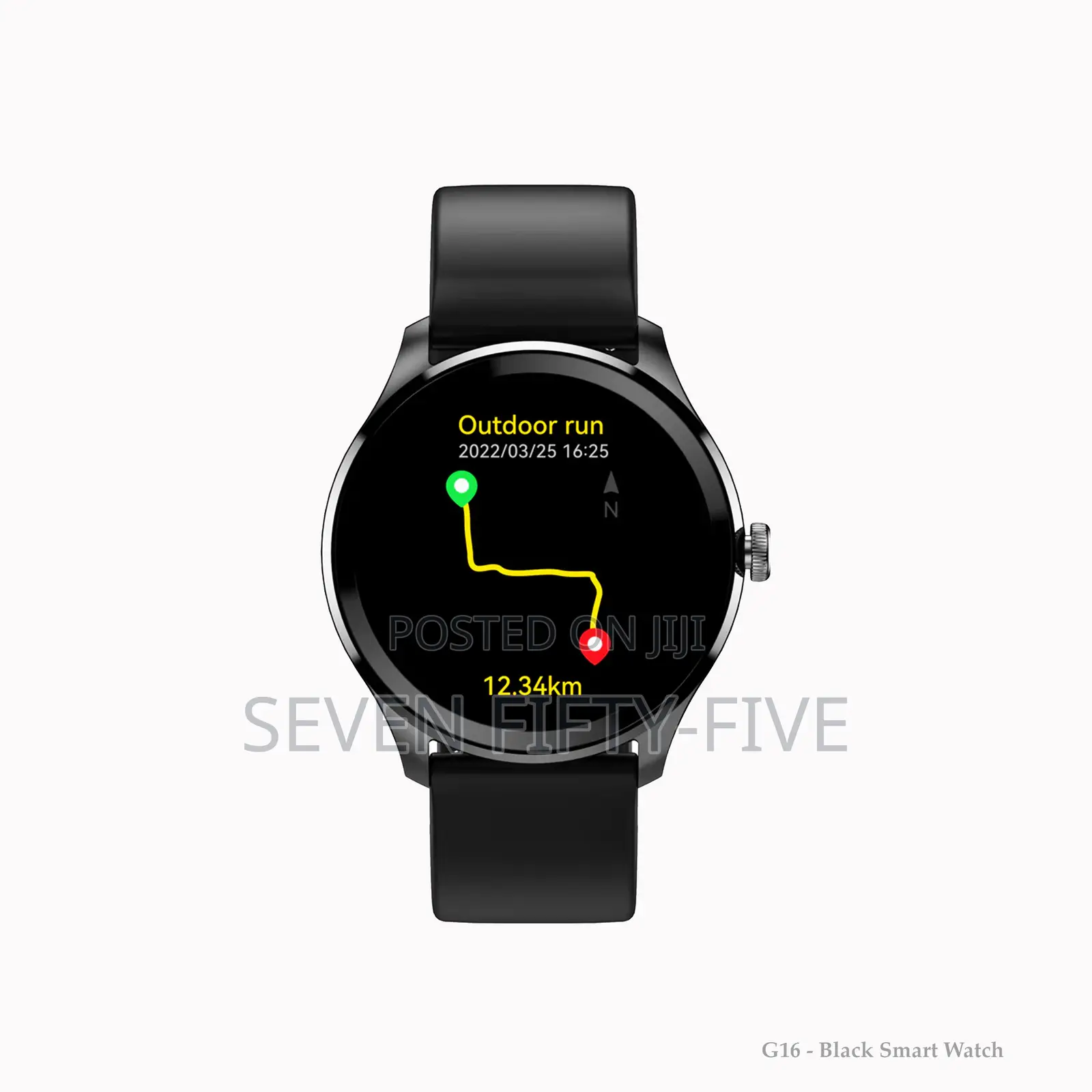 G16 - Black Smart Watch