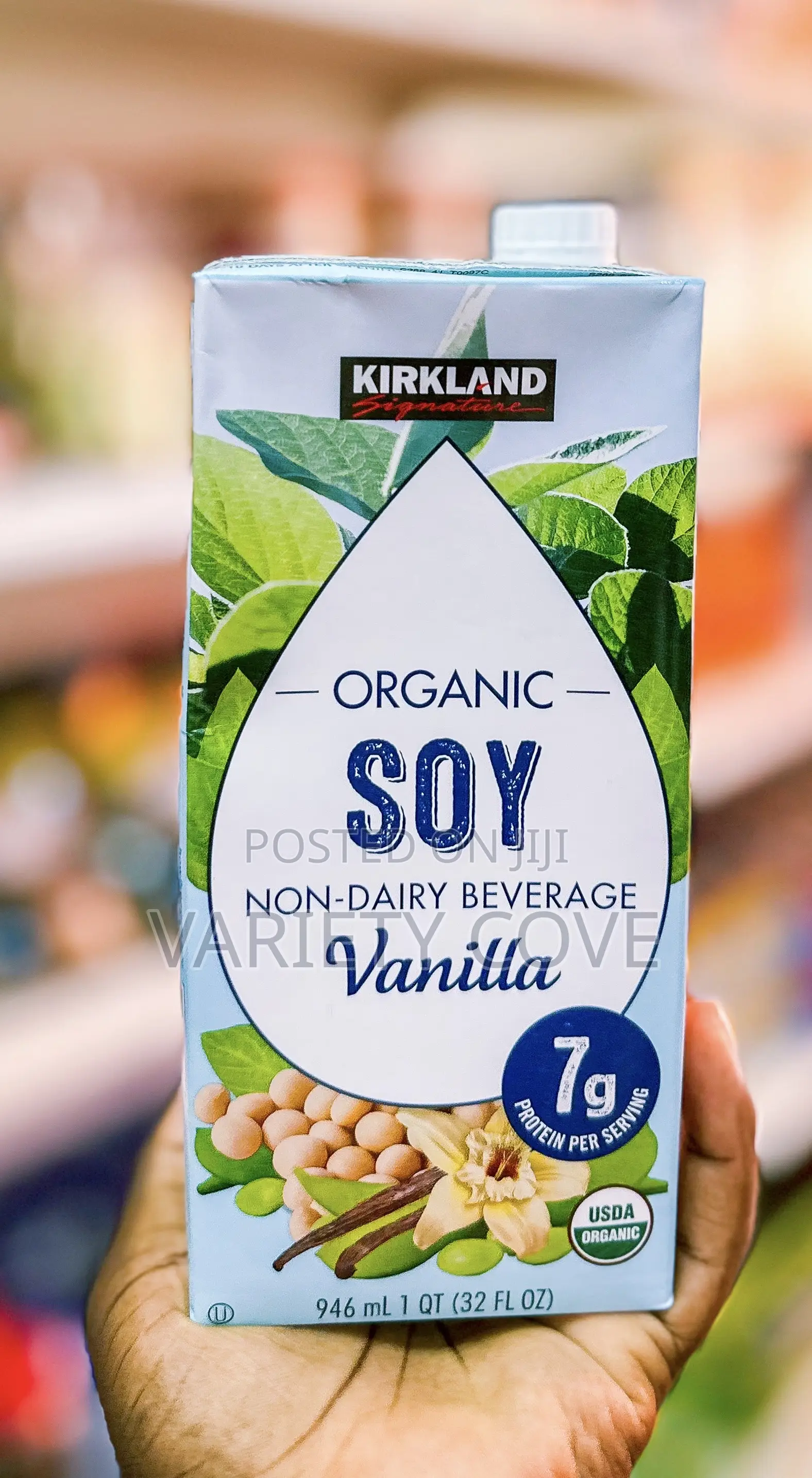 Kirkland Signature Organic Non-Dairy Vanilla Soy Beverage
