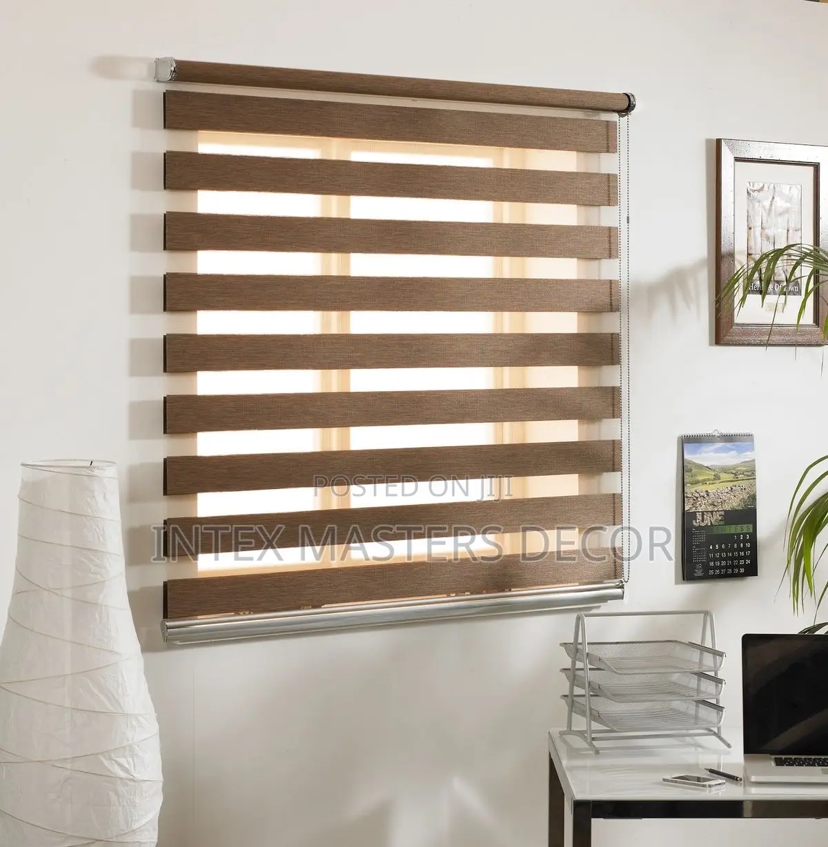 Brown Ready to Hung Blinds