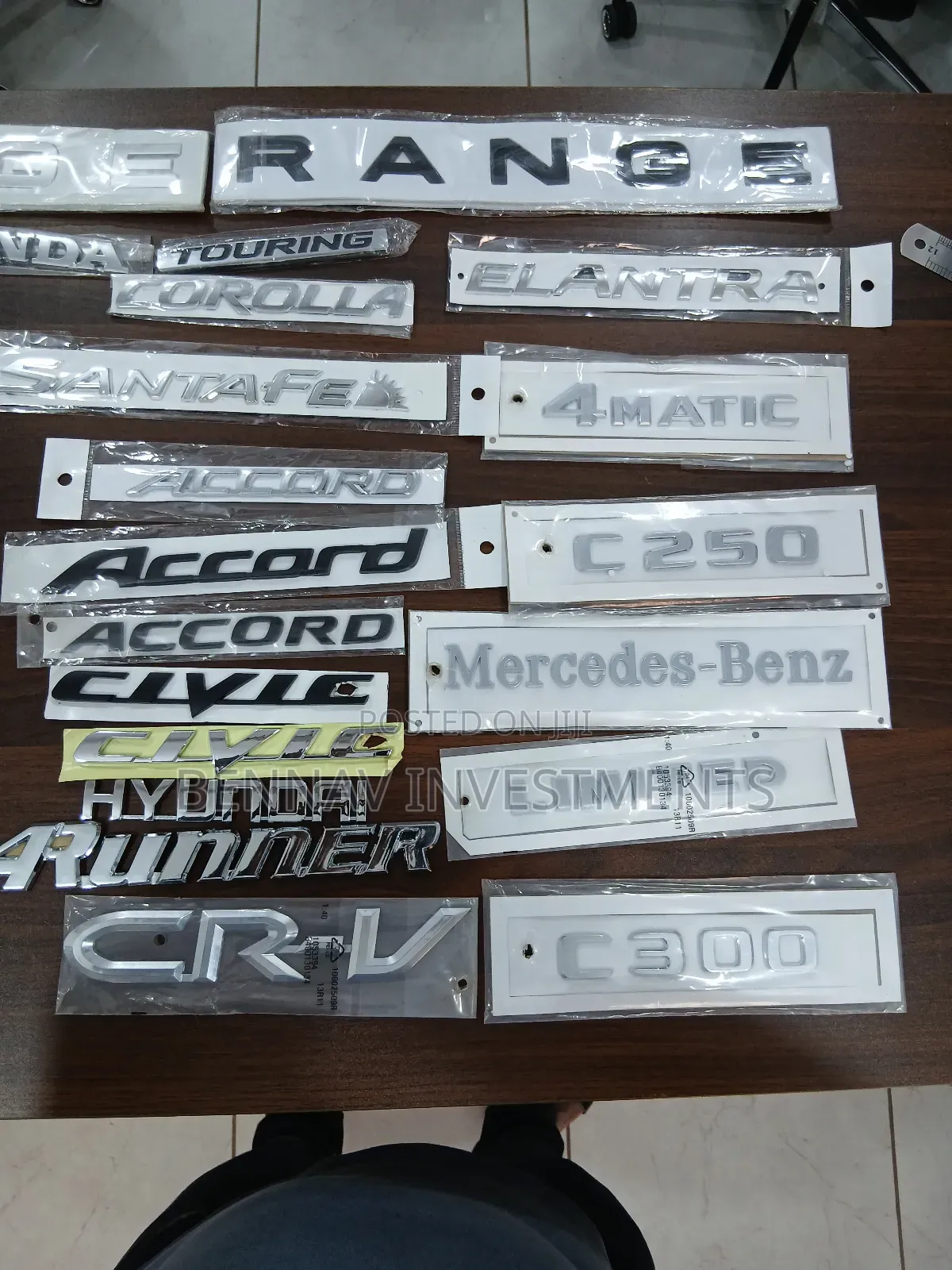 Crowns/Emblems/Writing for Cars