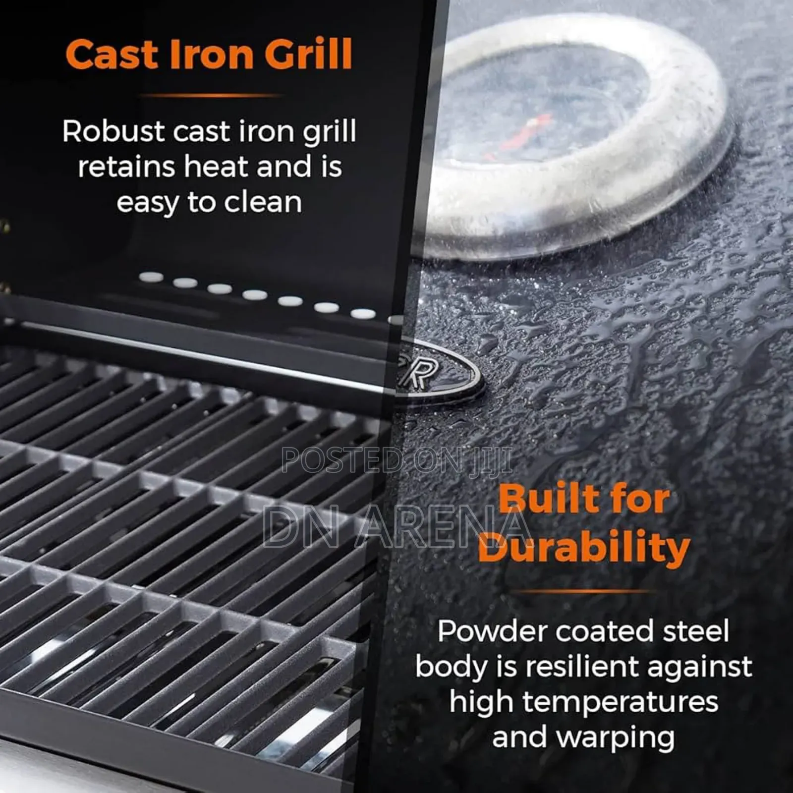 39cm Tower Goucho 6 Burner Gas BBQ and Plancha. New
