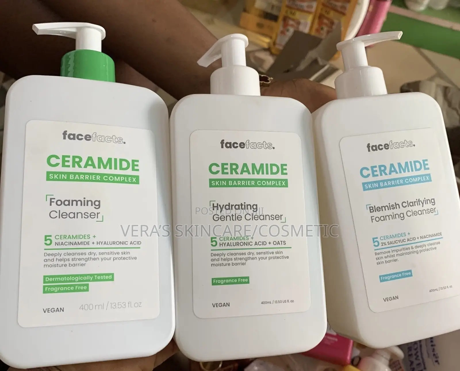Face Facts Ceramide Face Cleansers