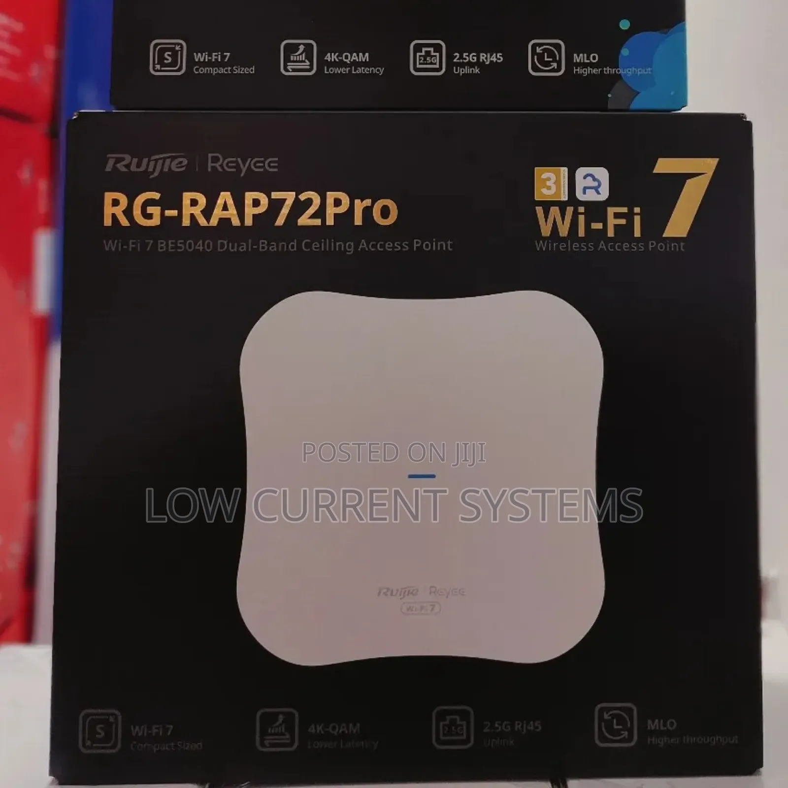 Reyee Ceiling Wifi 7 Access Point 5011mbps 140m2 Long Range Ap