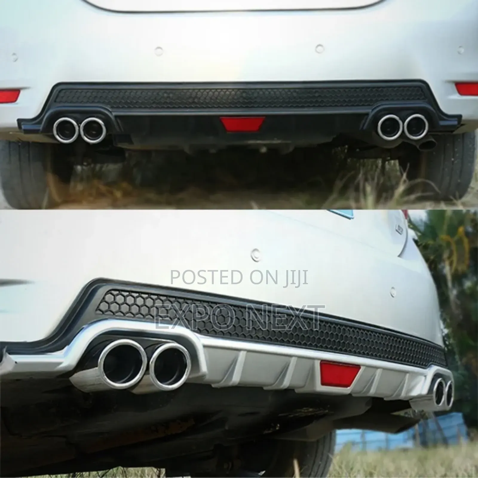 Accord Rear Body Kits 2018-2019 Bumper Diffuser Led Light