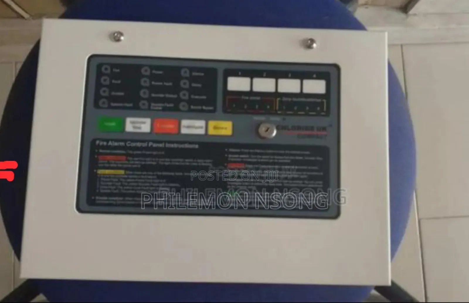 2 Zone Chloride Conventional Fire Alarm Control Panel