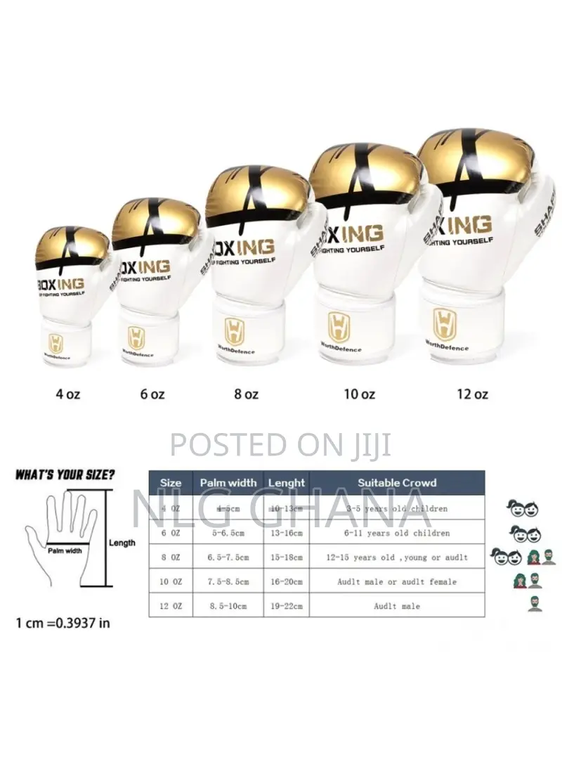 1 Pair 8oz Boxing Gloves Kickboxing Training Gloves. Tvx28962