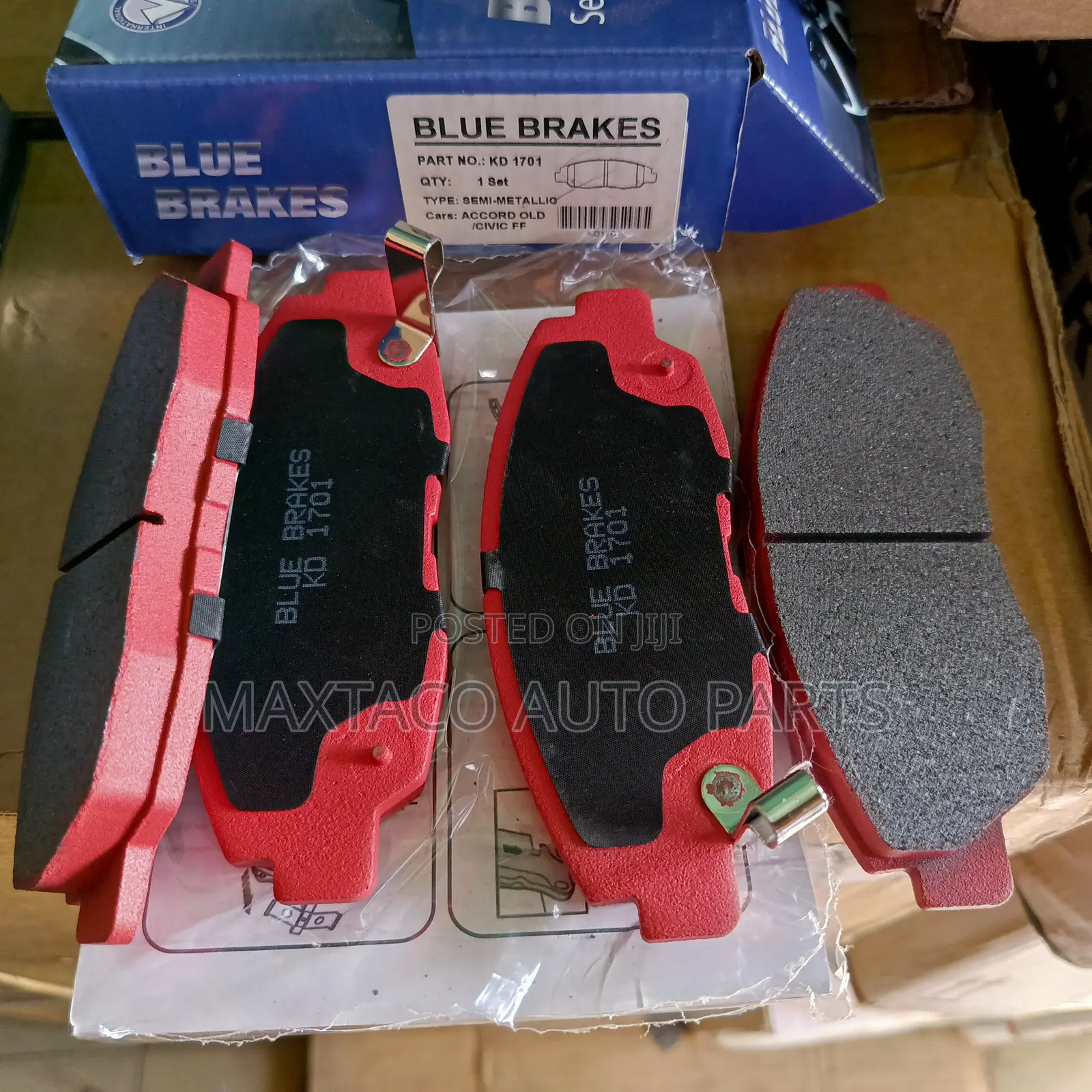 Blue Brakes Kd1701 Brake Pad-Front Honda Accord