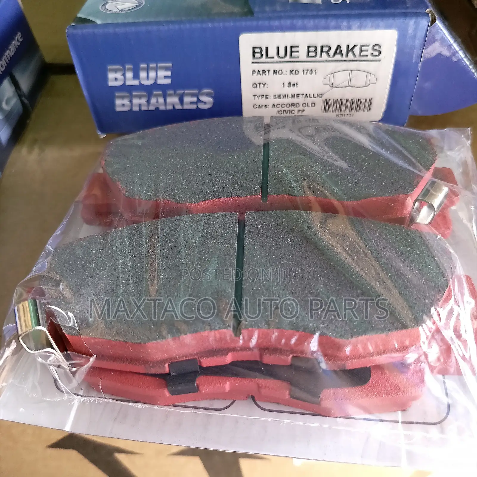 Blue Brakes Kd1701 Brake Pad-Front Honda Accord