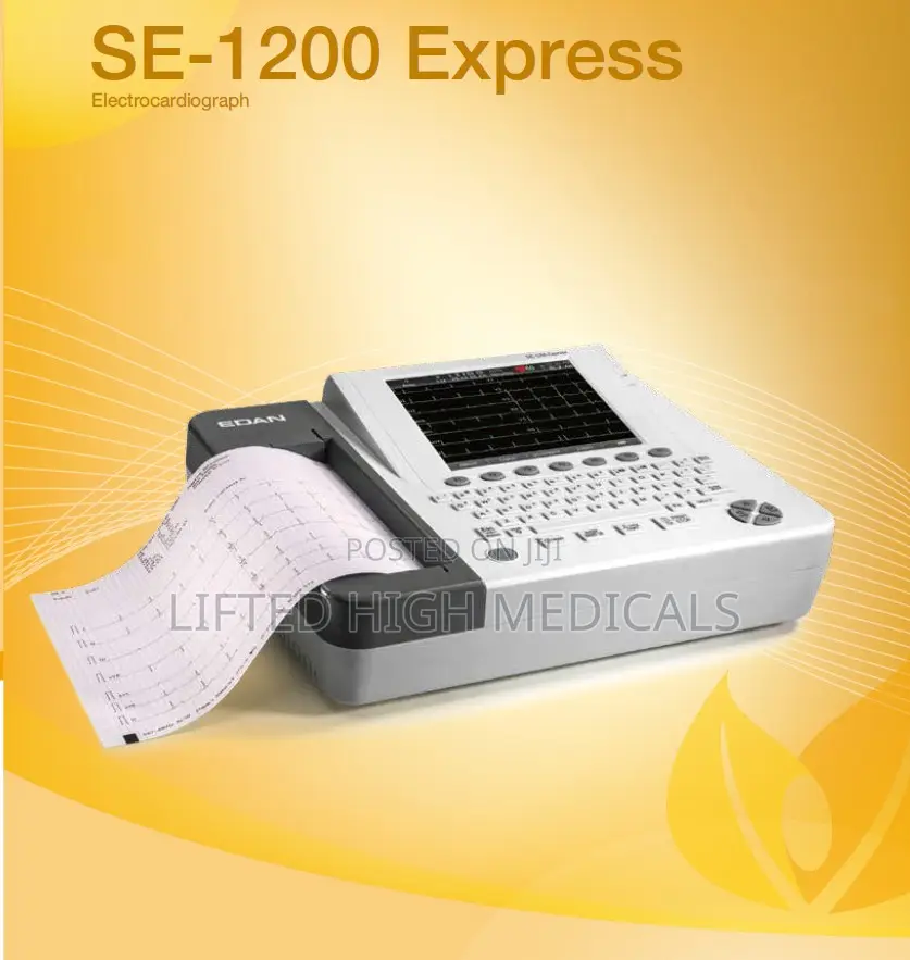 Edan Ecg Machine – 12-Lead Heart Diagnostic System for Clinics