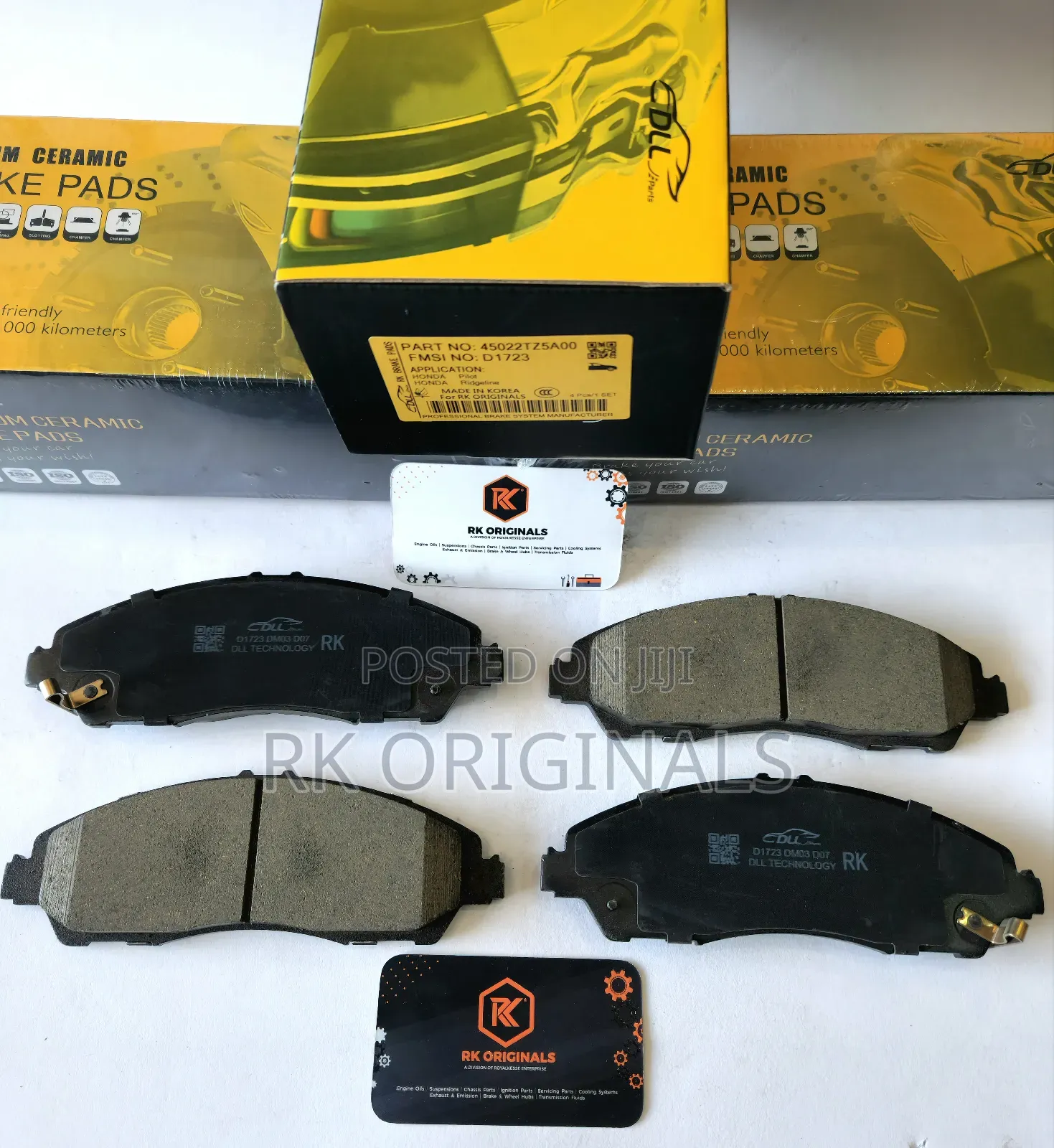 Acura Mdx 14-20/Pilot 16-22/Ridgeline 17-22 Ceramic Front Brake Pads
