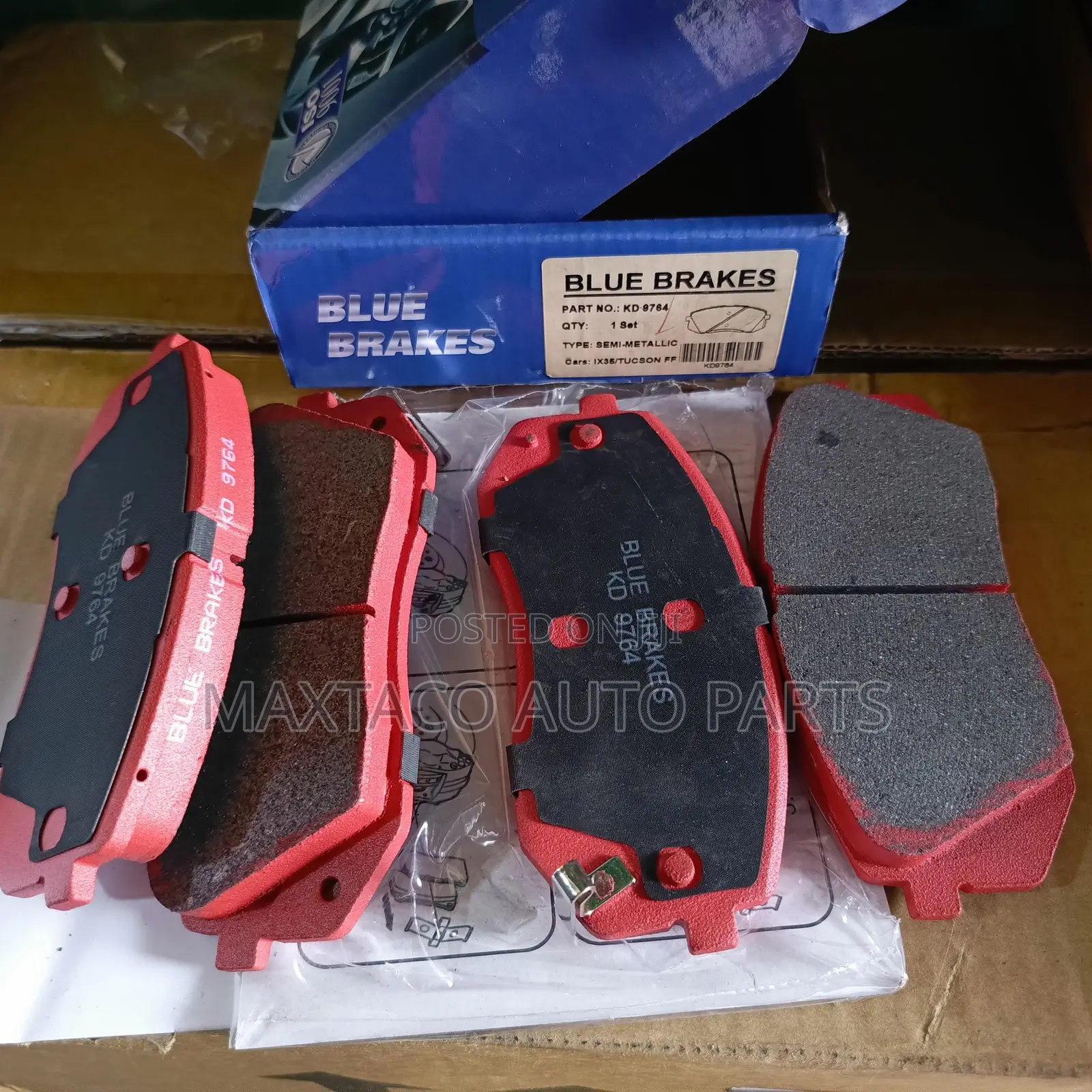 Blue Brakes Kd9764 Semi-Metalic Brake Pad-Front Kia Sportage