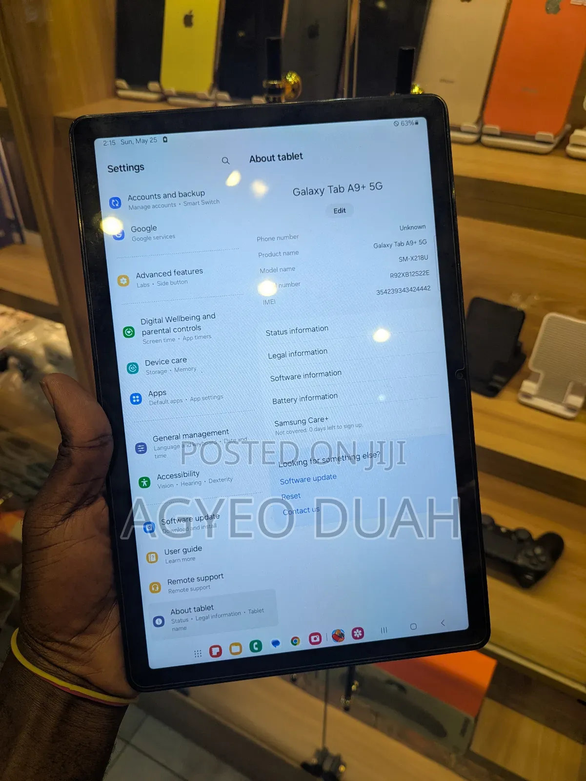 New Samsung Galaxy Tab A9+ 64 GB Gray