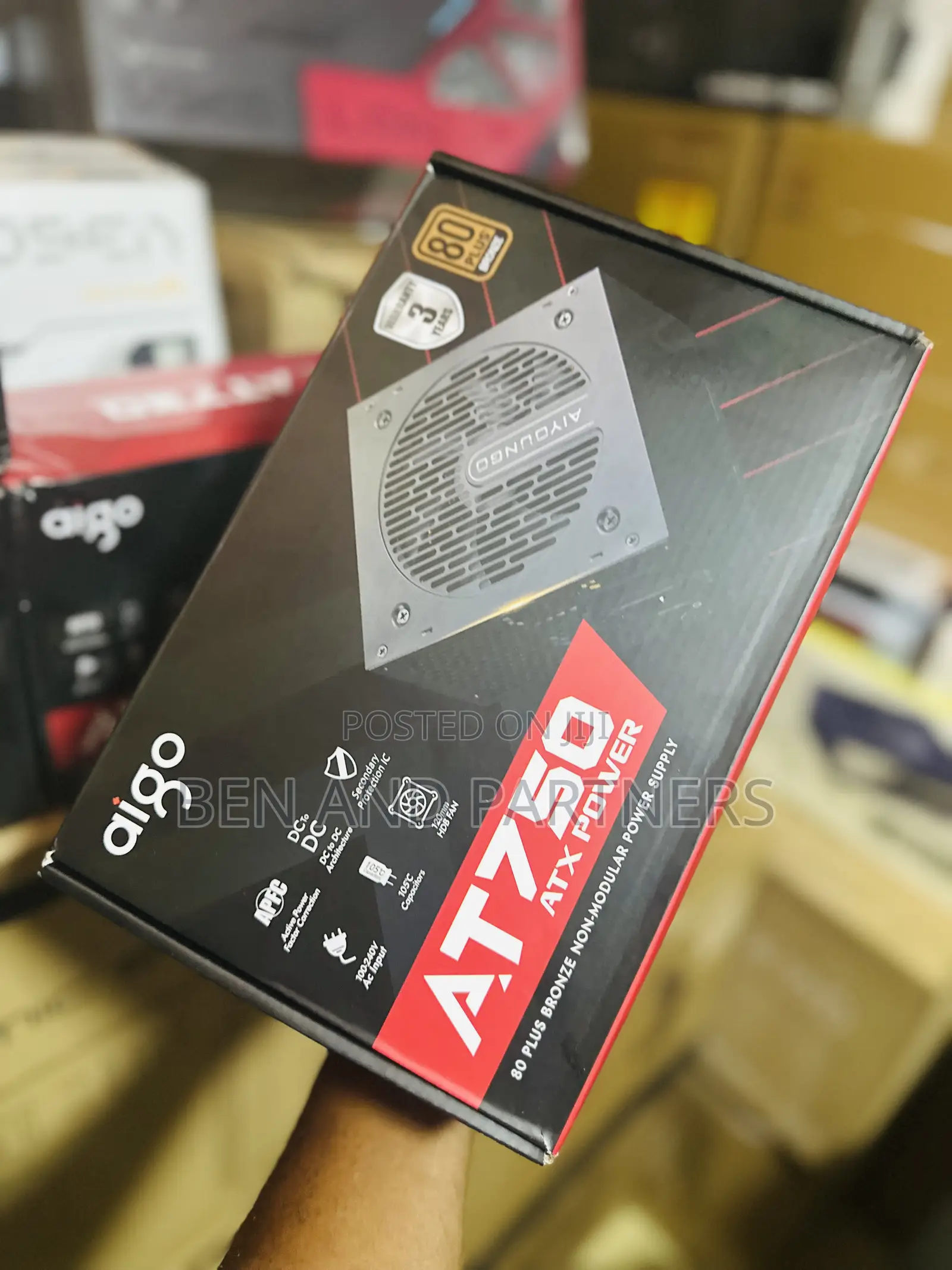Aigo 750 Watts Power Supply Unit, 80+ Bronze