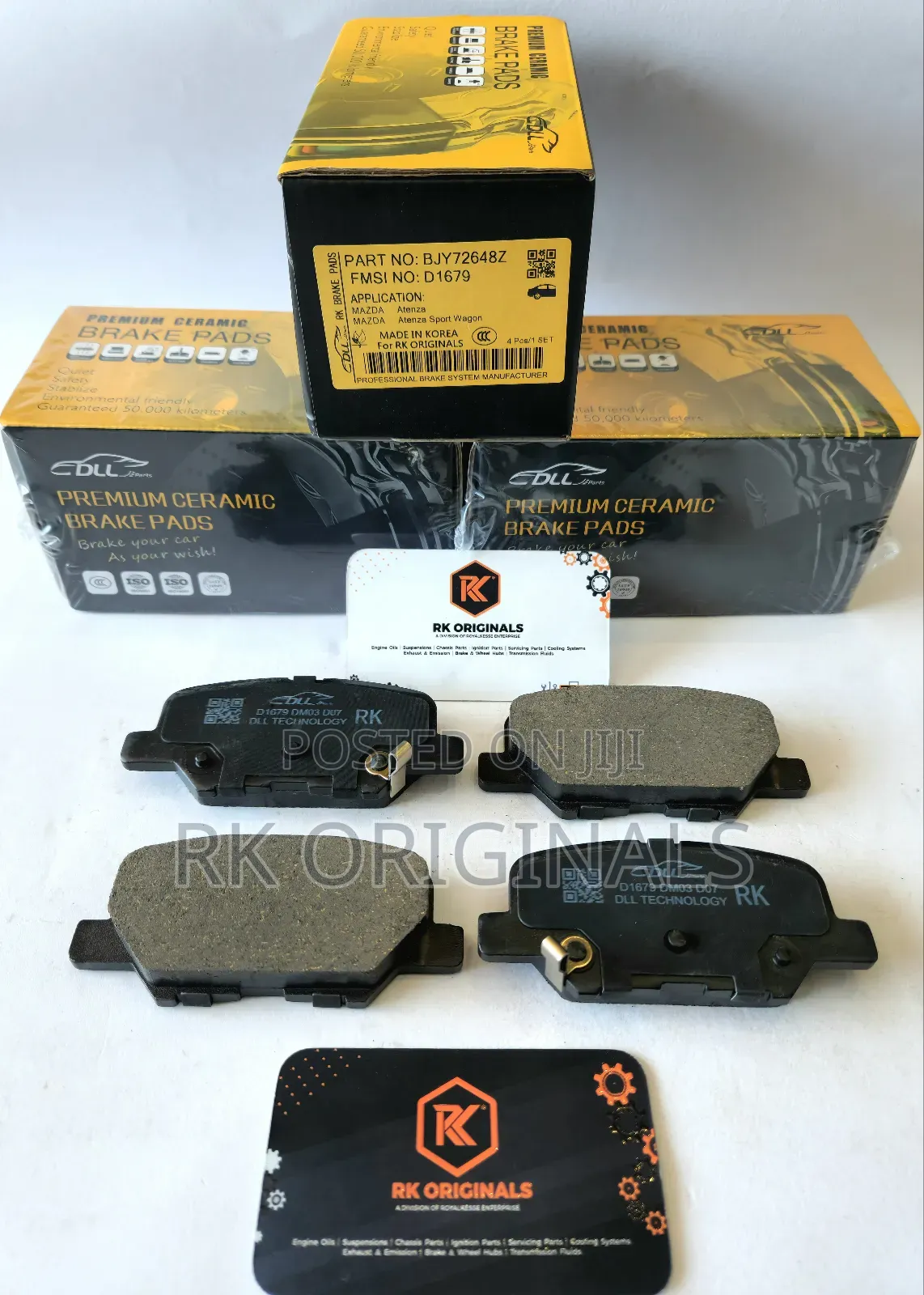 Outlander Sport 13-24/Mazda 3,6 14-16 Ceramic Back Brake Pad