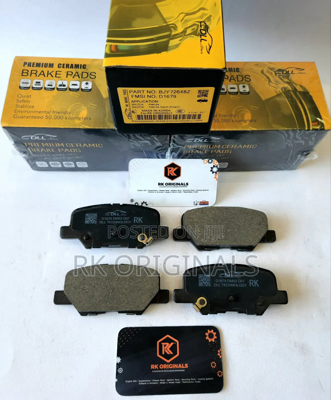 Outlander Sport 13-24/Mazda 3,6 14-16 Ceramic Back Brake Pad