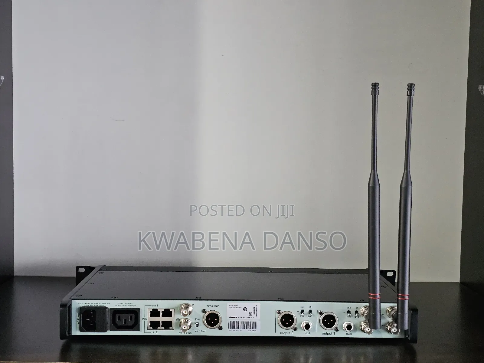 Shure Ad4d Dual Channel Wireless Microphone