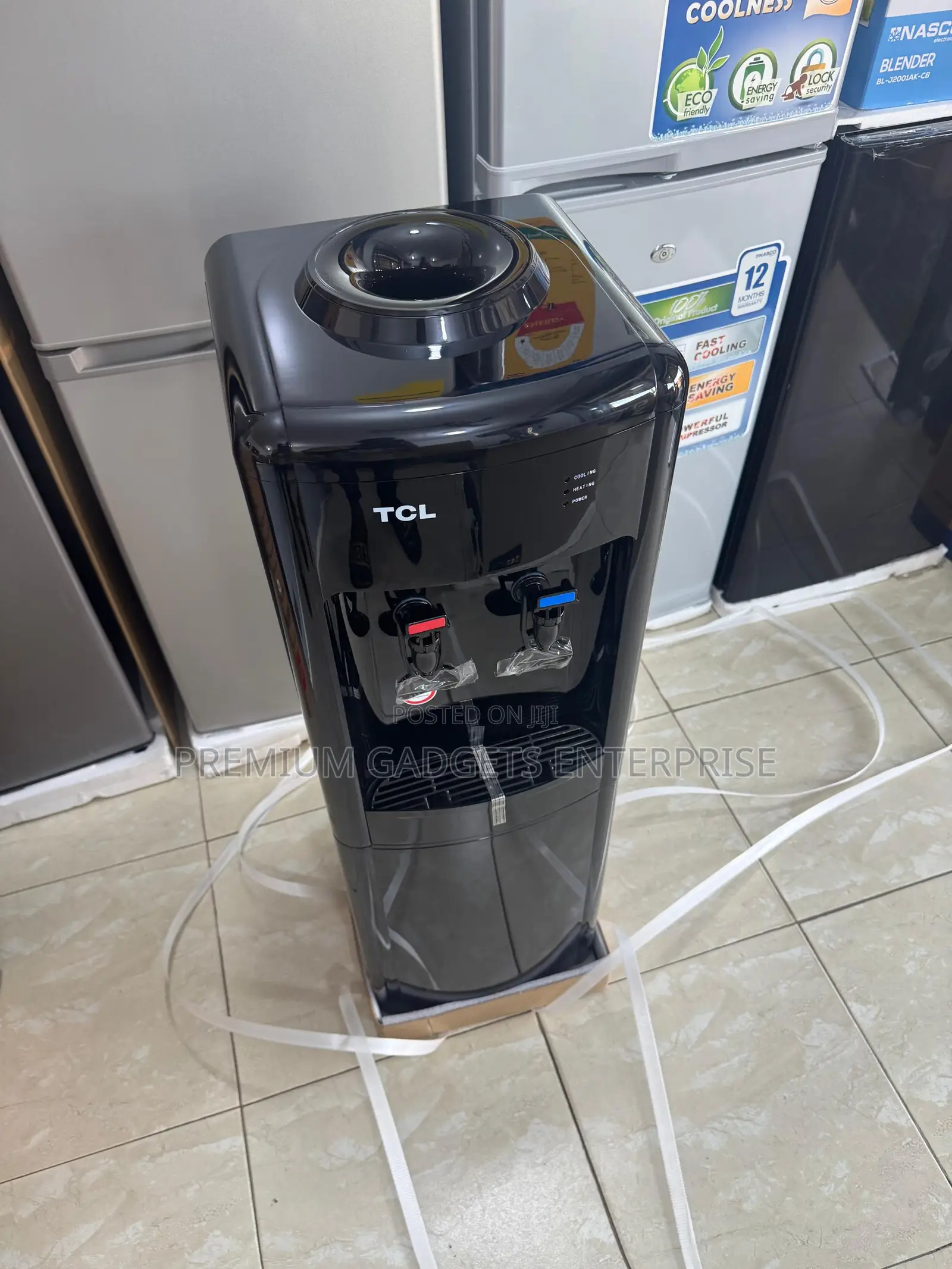 Tcl Premium Black Hot & Cold Water Dispenser Top Loader