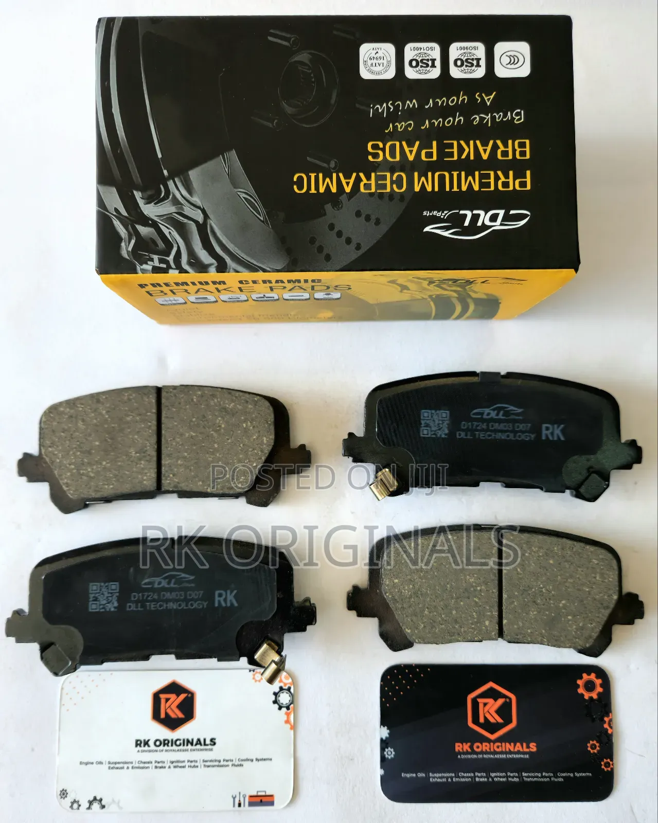 Acura Mdx 14-16/Pilot 16-22/Ridgeline 17-25 Ceramic Back Brake Pad