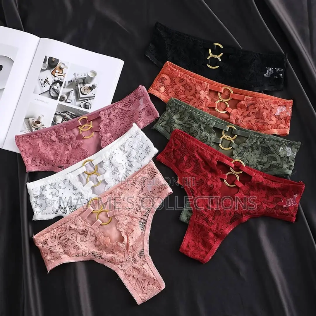 Lace Women's Thin Sexy Thong Panties 12pcs