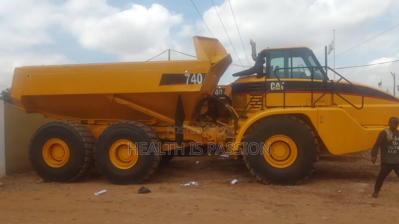 Slightly Used Cat740 Dump Truck for Sale.