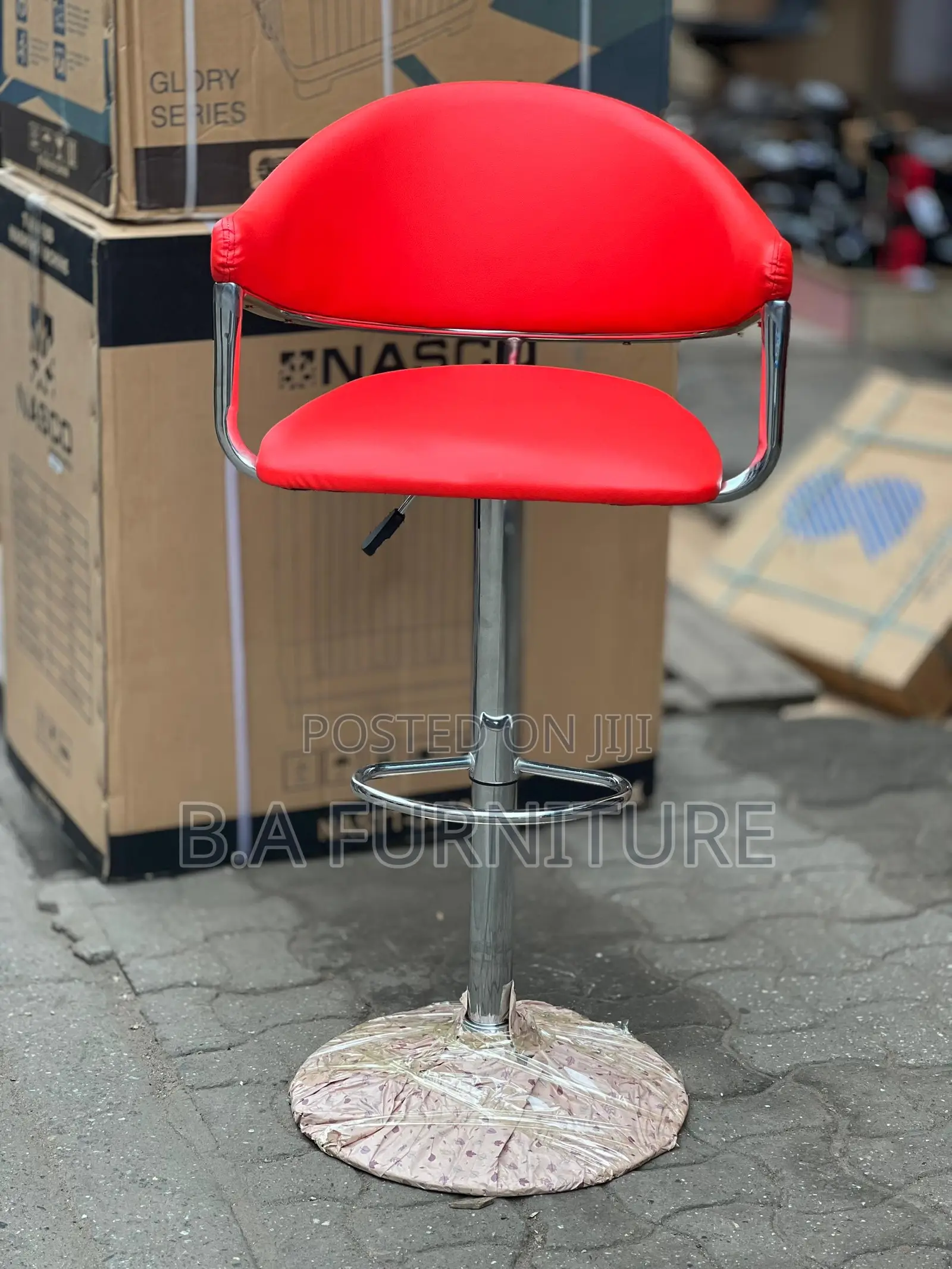 Adjustable Leather Bar Stool /Chair