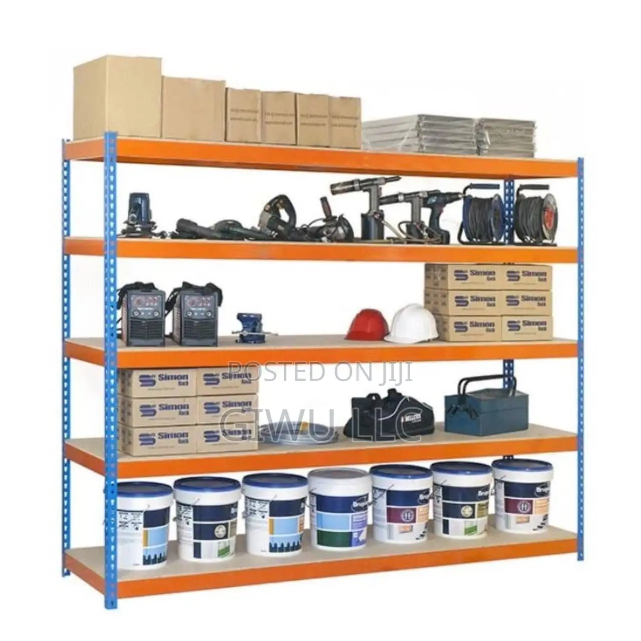 Storage Rack and Shelves