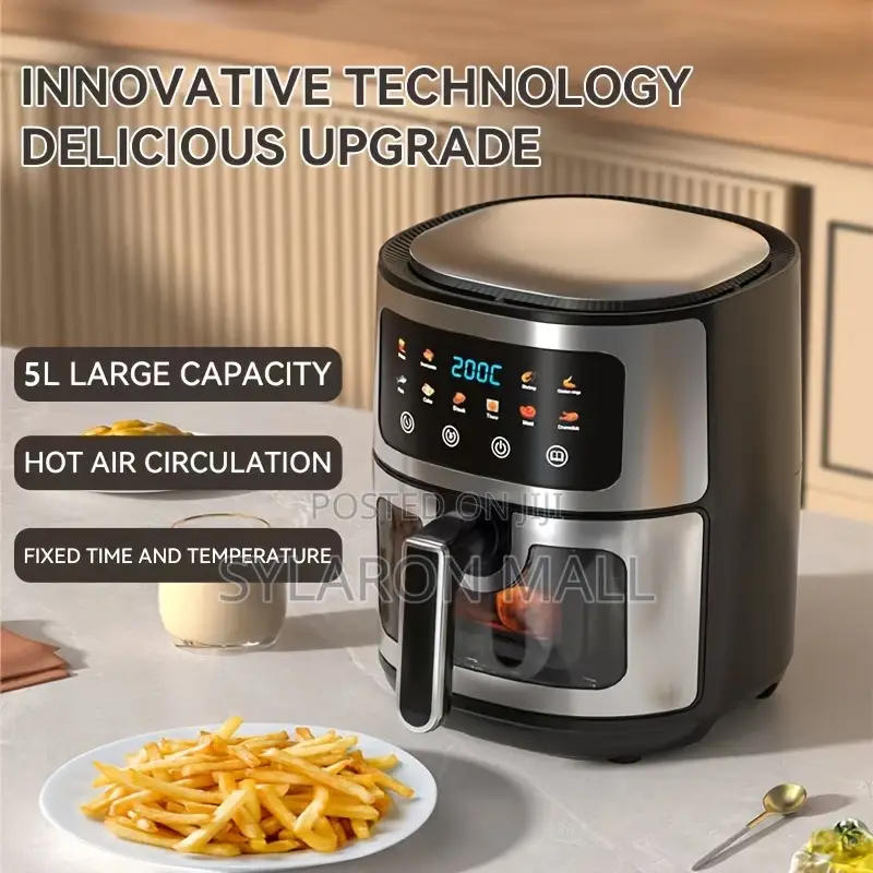 10l Smart Digital Air Fryer – Touchscreen Control Large Capacity