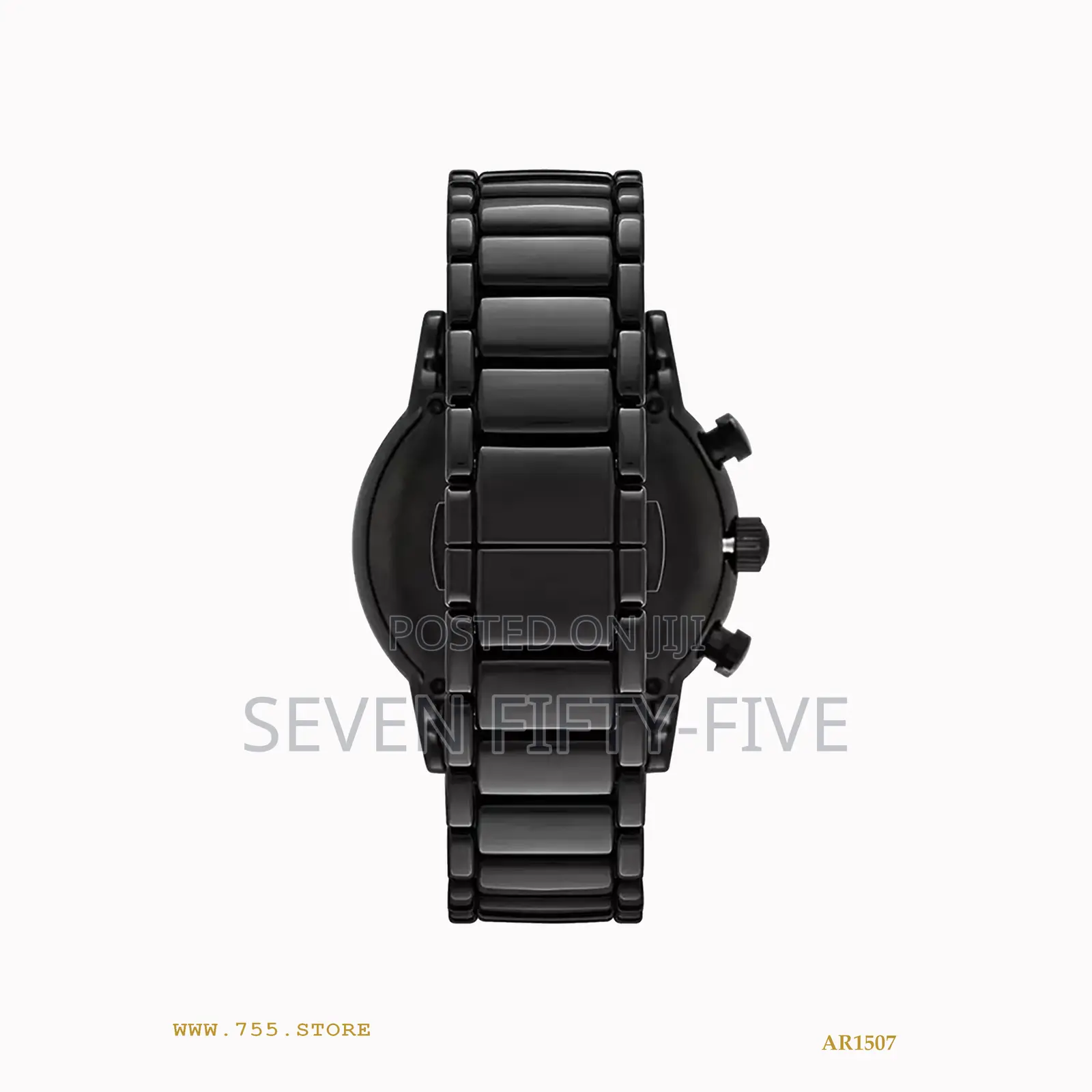 Emporio Armani Men's Luigi Chronograph Watch Black Ceramic Ar1507