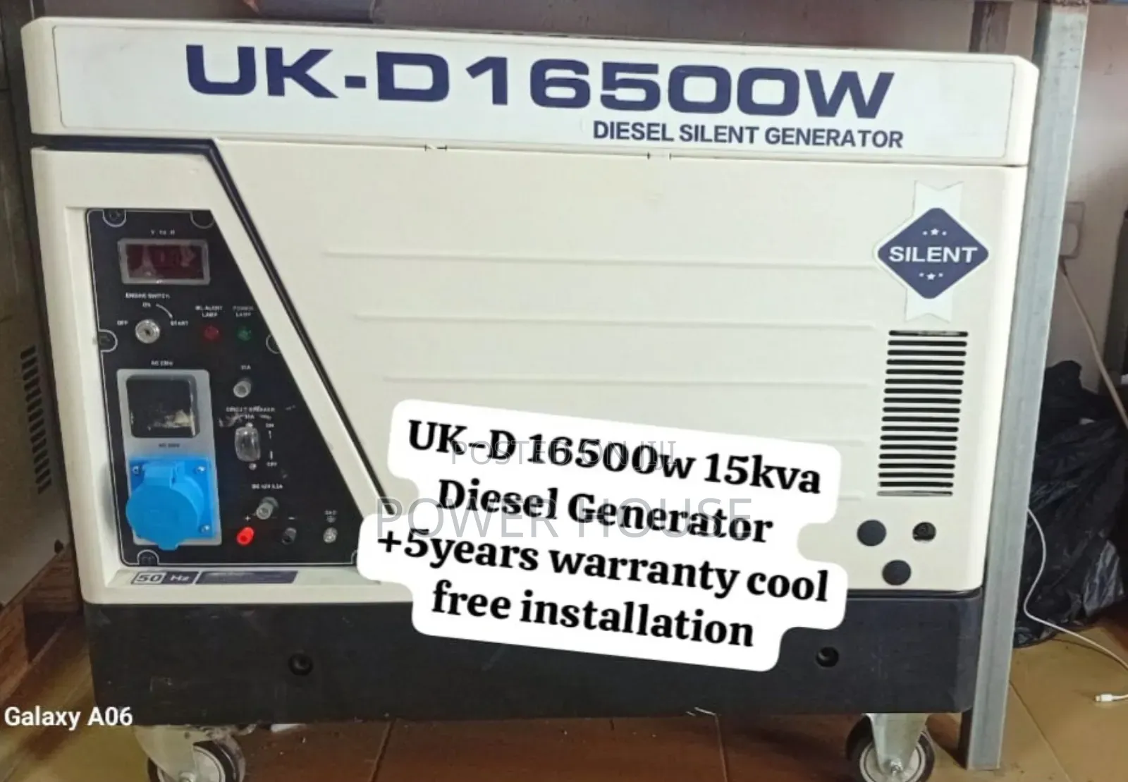 Magic Button Uk-D 15kva Diesel Generator Uk-D 16500watts 15kva Silent