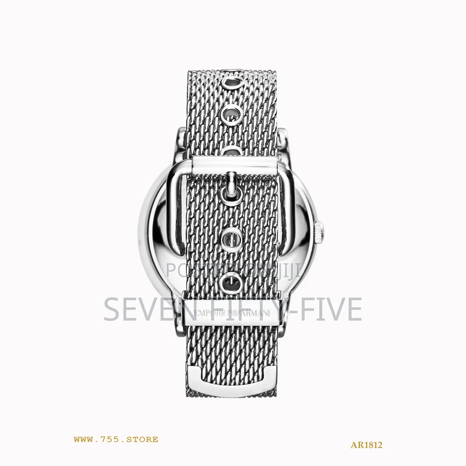 Emporio Armani Classic White Dial Stainless Steel Men's Watch Ar1812