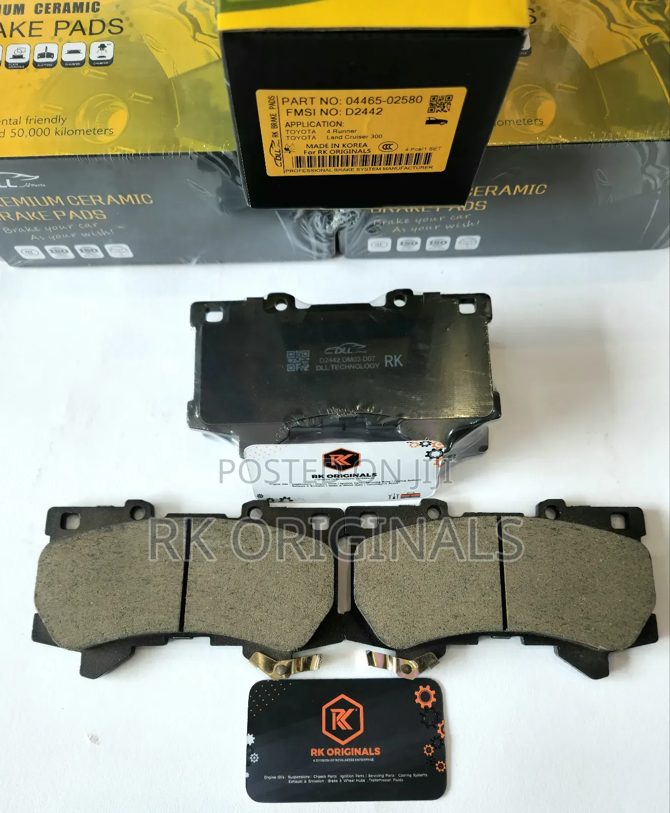 Lc300/Lexus Lx600/Tundra/Tacoma/Sequoia 22-25 Ceramic Front Brake Pad