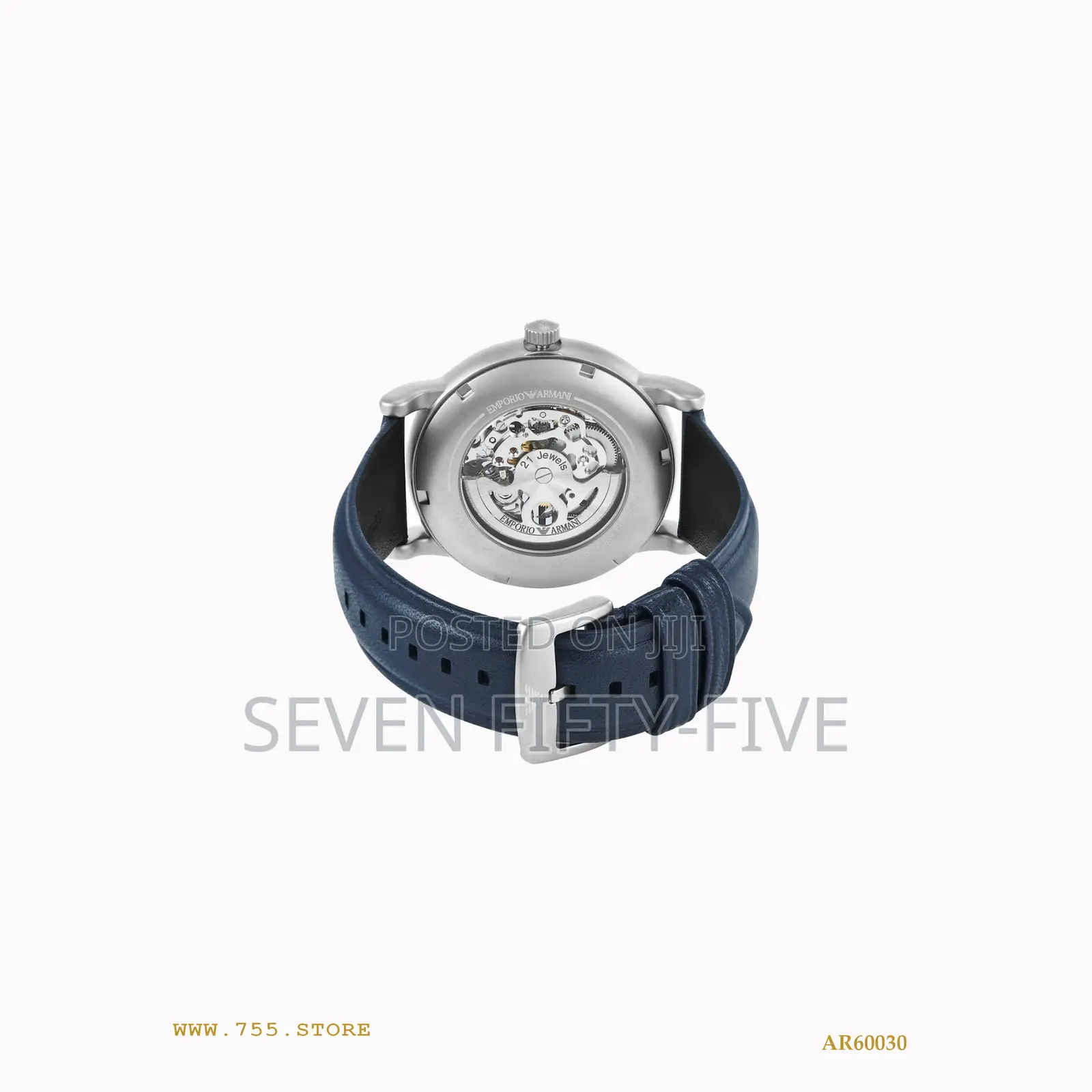Emporio Armani Men's Automatic Luigi Watch Blue Ar60030
