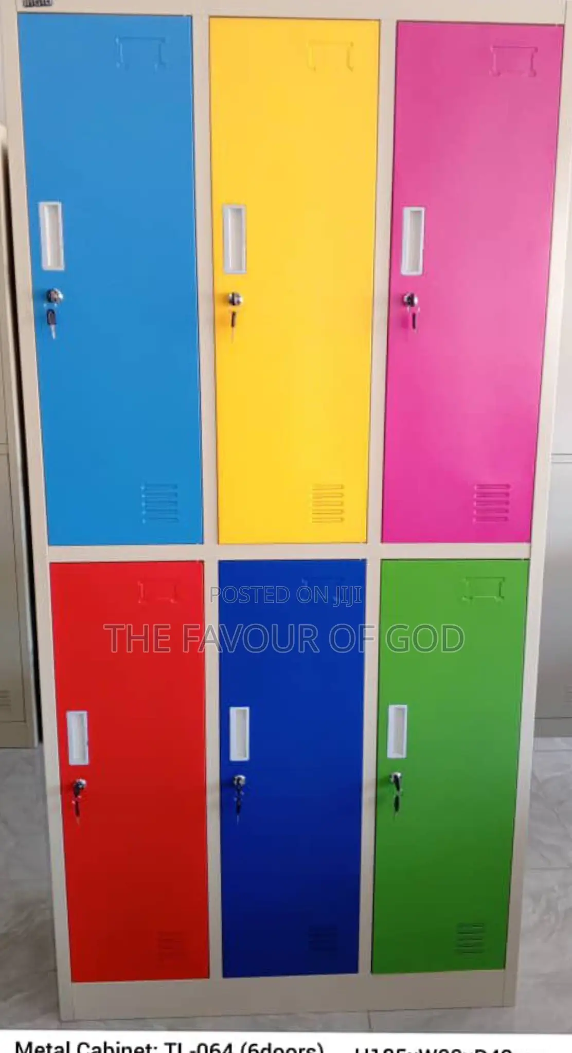 A Colorful Metal Cabinet