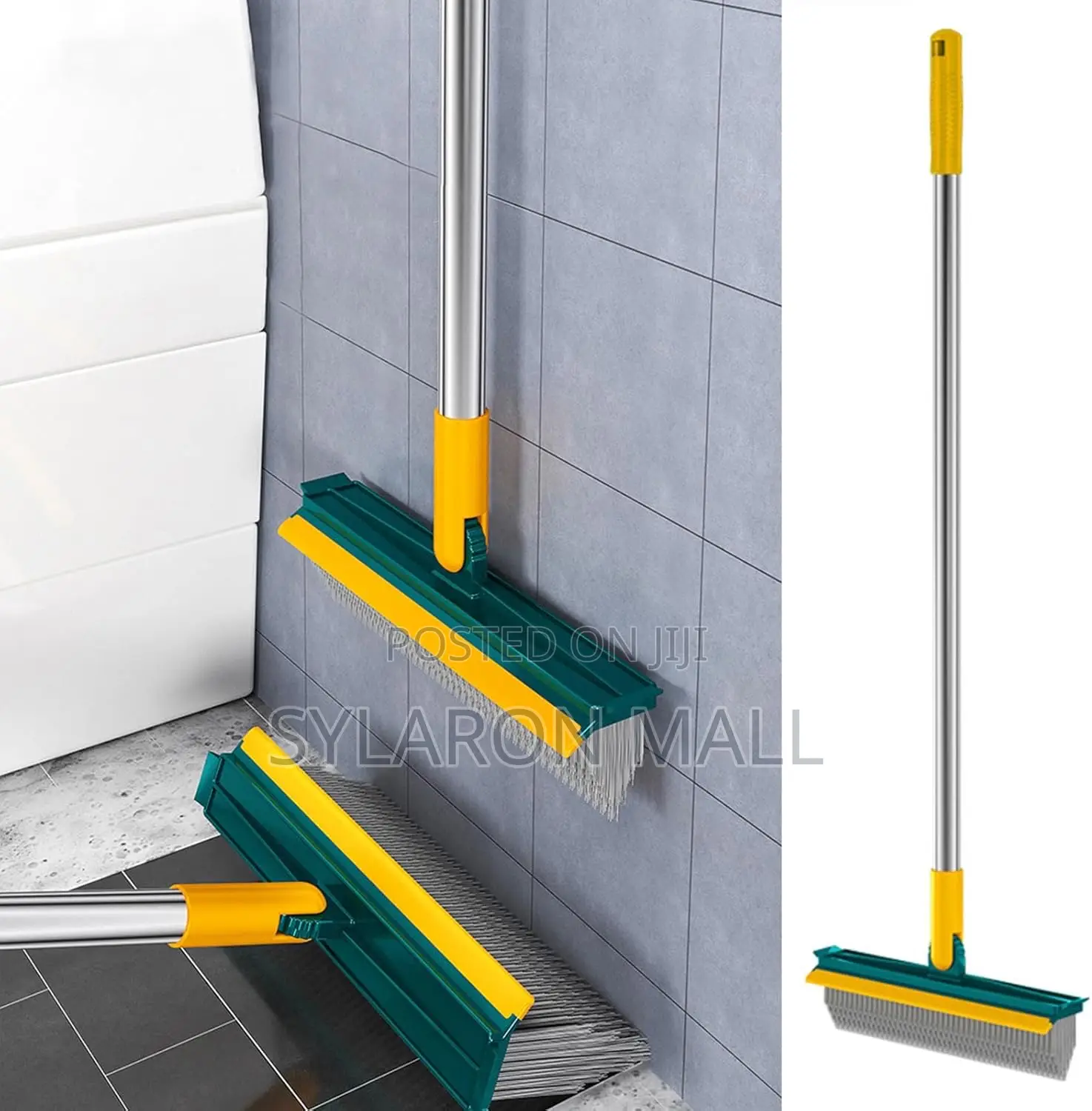 2-in-1 Function – Deep Cleaning Brush Scraper In One