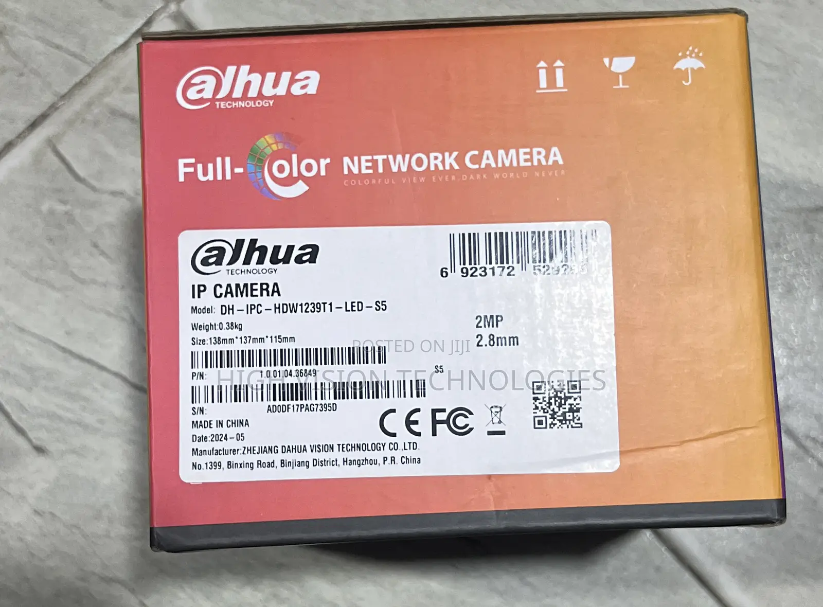 Dahua Ip Network Camera 2mp Indoor Full Color