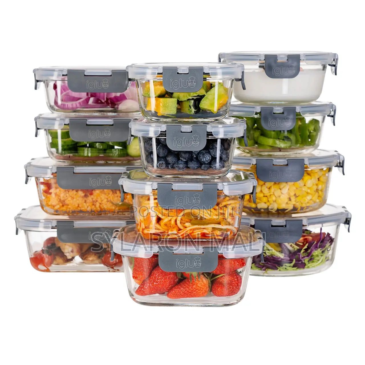 3 Set Transparent Airtight Pantry Pasta Box