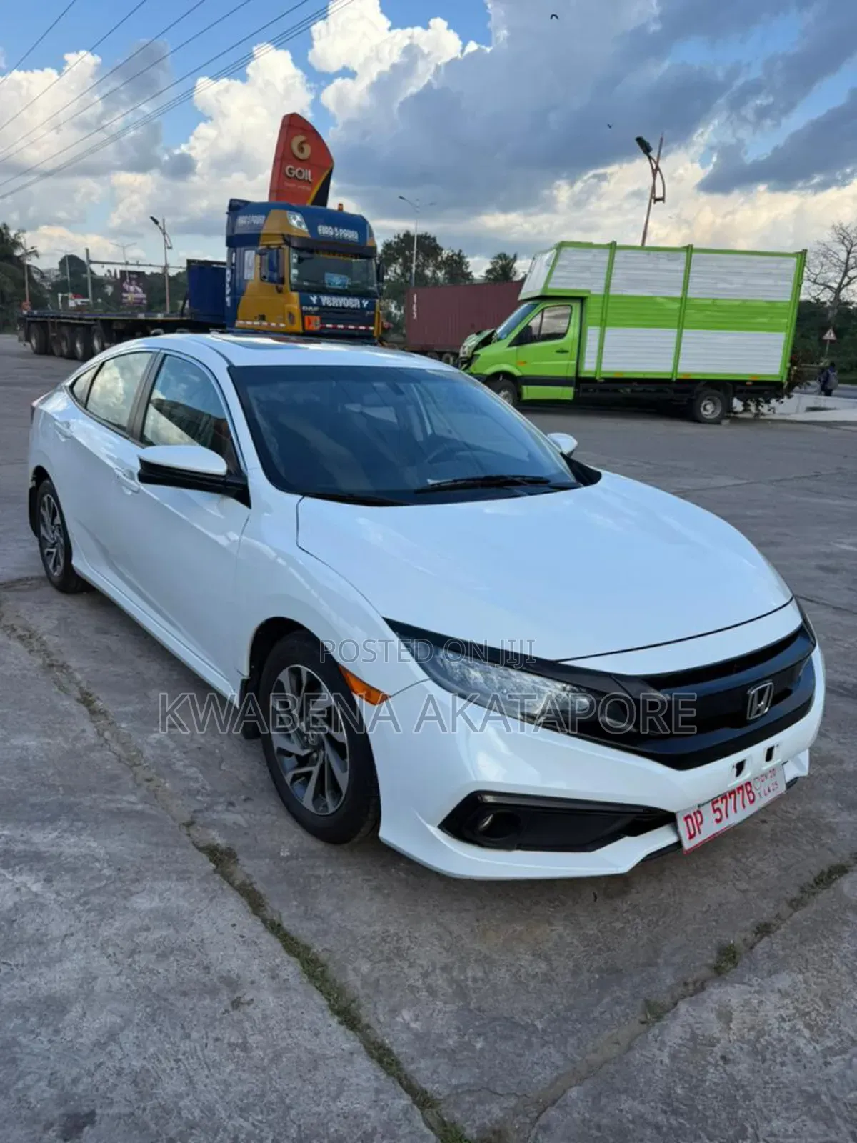 Honda Civic EX Sedan 2018 White