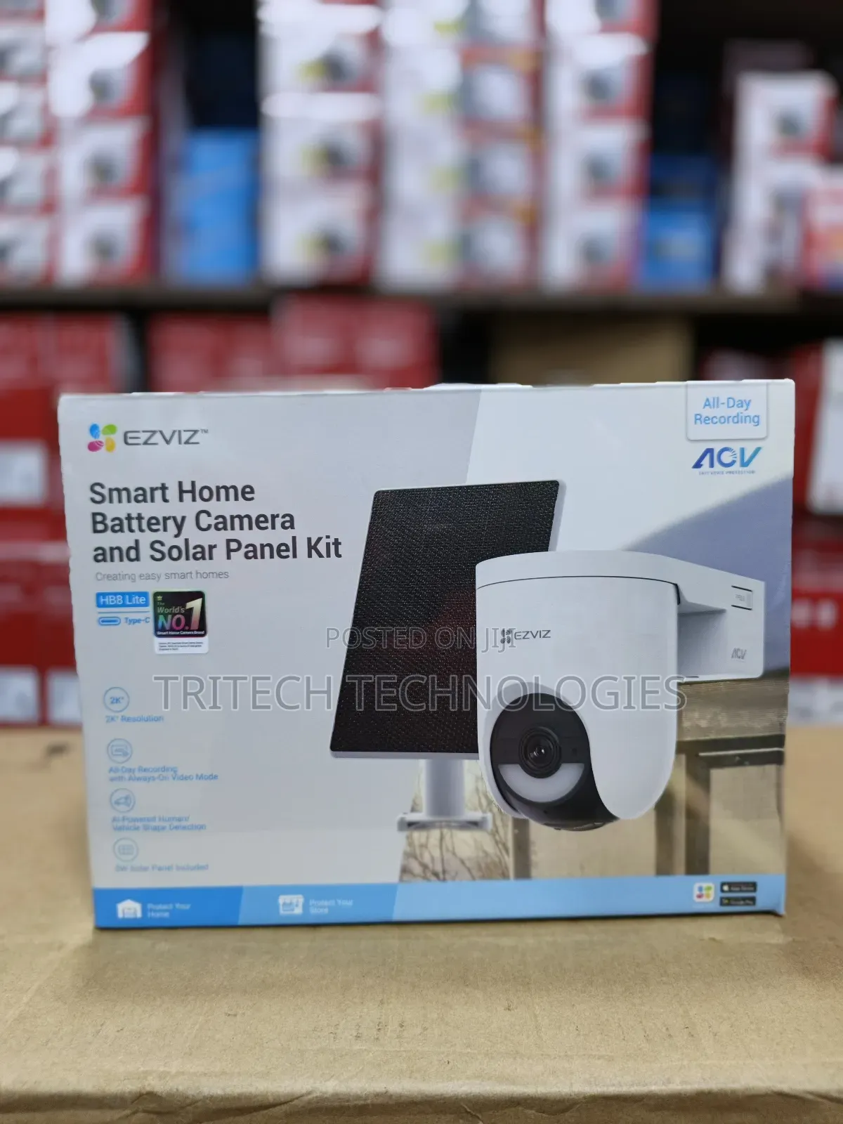 Ezviz Hb8 Lite
+
Battery-Powered Pan Tilt Wi-Fi Camera